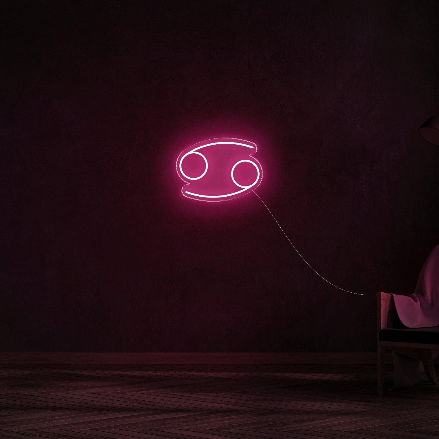 Cancer Zodiac Pink Led Neon Sign For Modern Home Decor | Shineneon