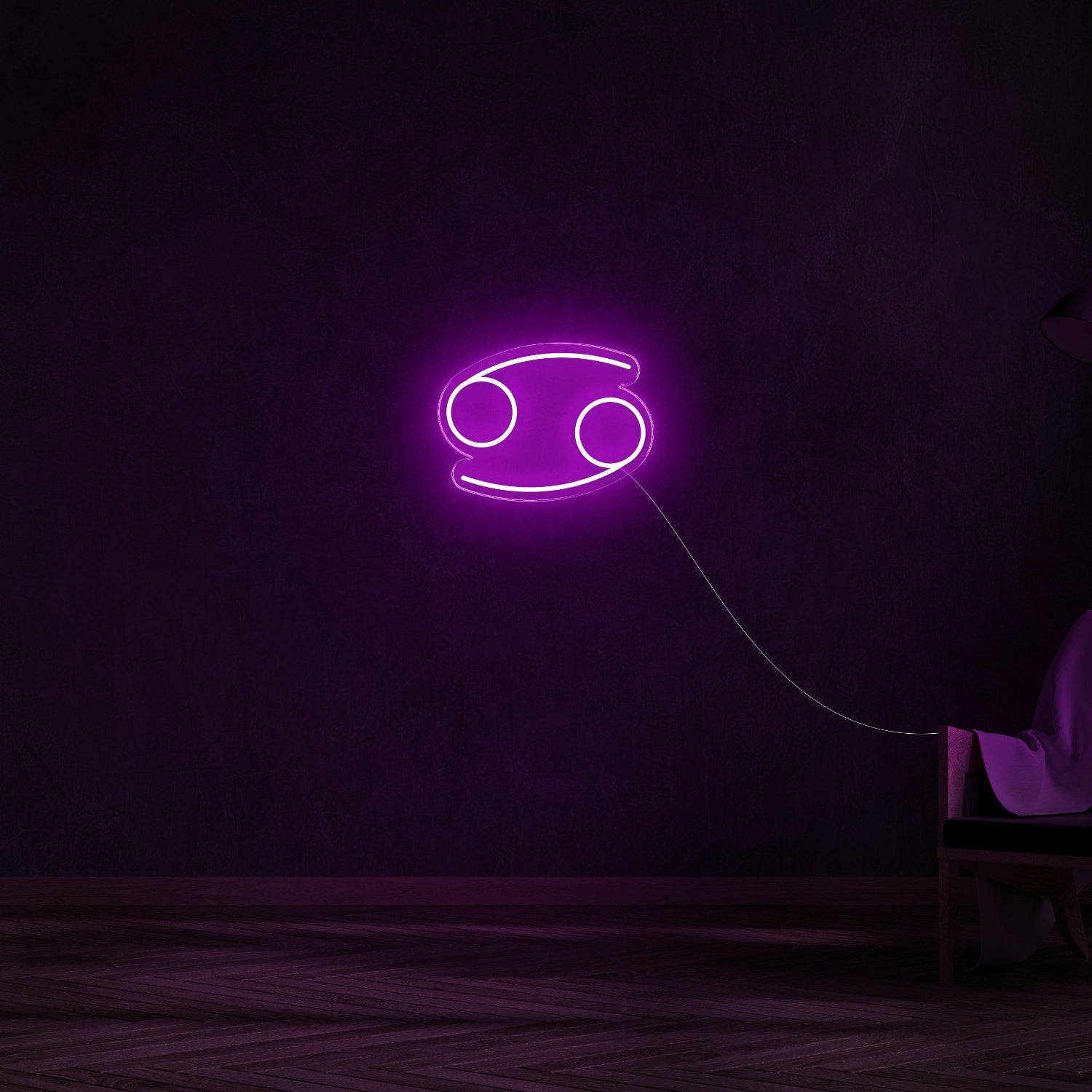 Cancer Zodiac Pink Led Neon Sign For Modern Home Decor | Shineneon