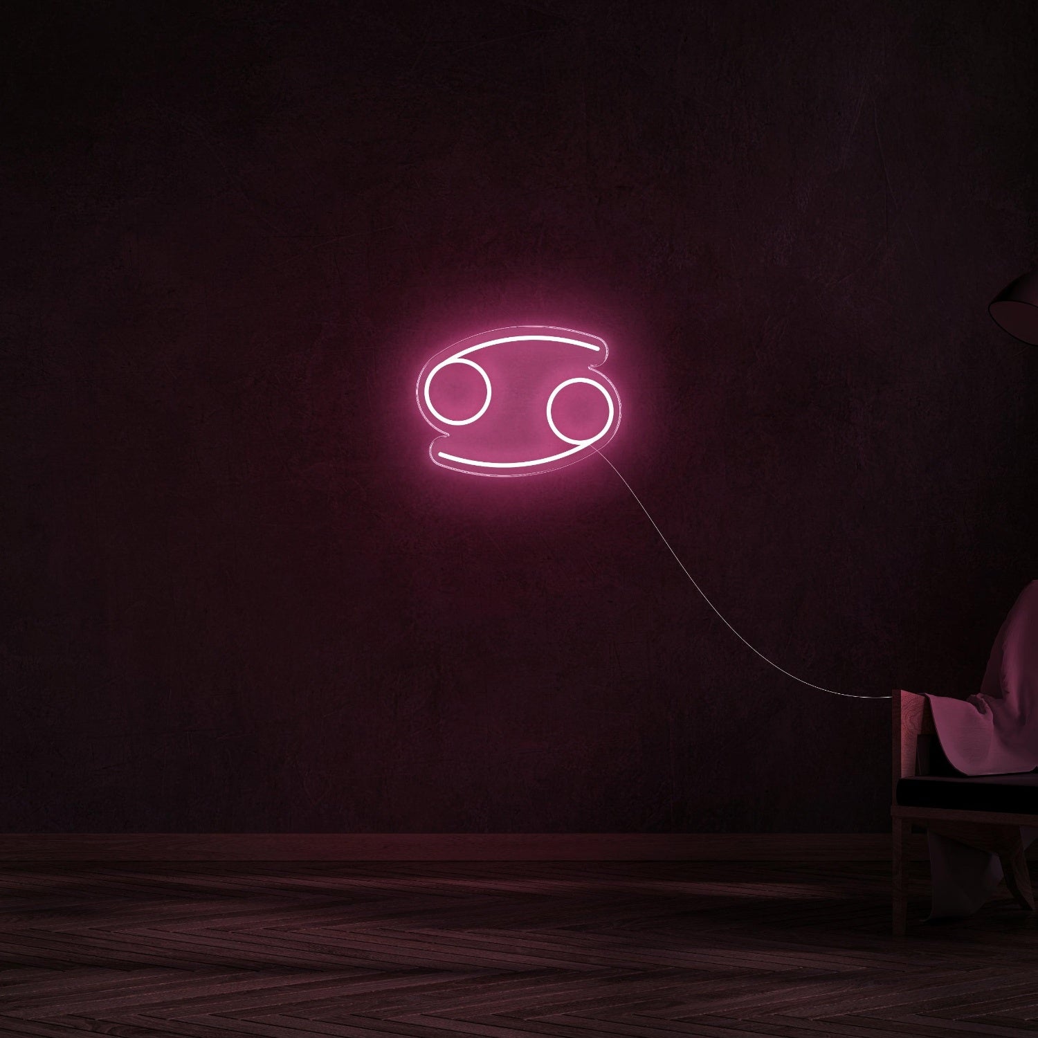 Cancer Zodiac Pink Led Neon Sign For Modern Home Decor | Shineneon