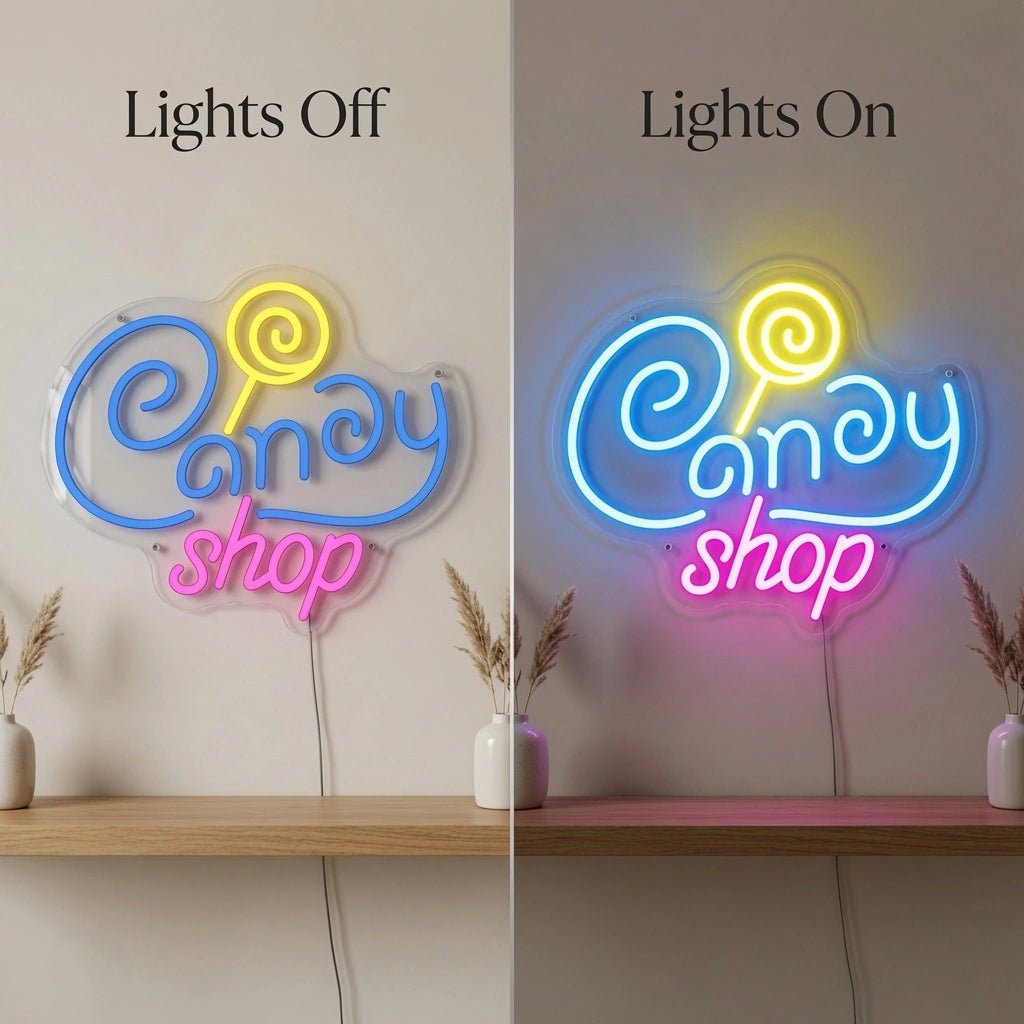 Candy Shop Coffee Shop Wall Decor LED Neon Sign - Shineneon