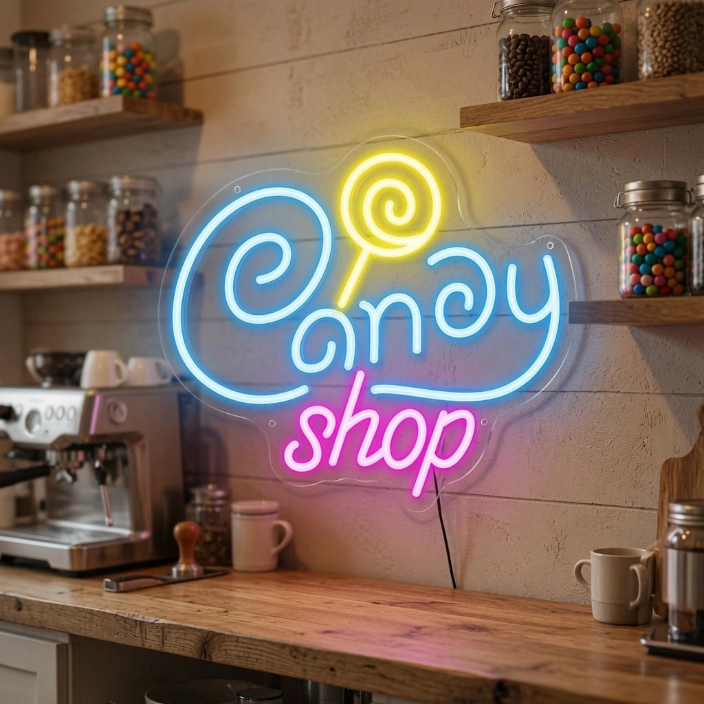 Candy Shop Coffee Shop Wall Decor LED Neon Sign - Shineneon