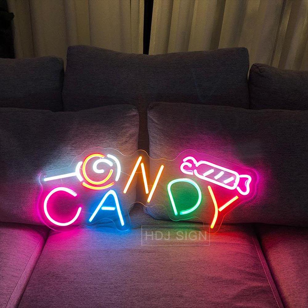 Candy Shop Multicolor Led Neon Sign For Business Decor | Shineneon