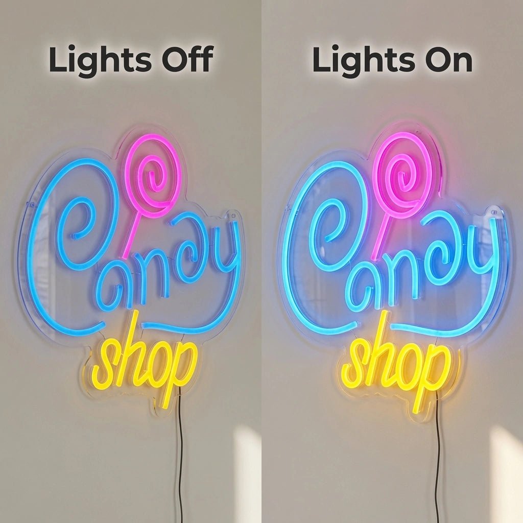 Candy Shop Wall Decor LED Neon Sign - Shineneon