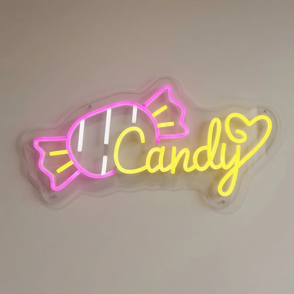 Candy Wall Art LED Neon Sign - 04 Size Image
