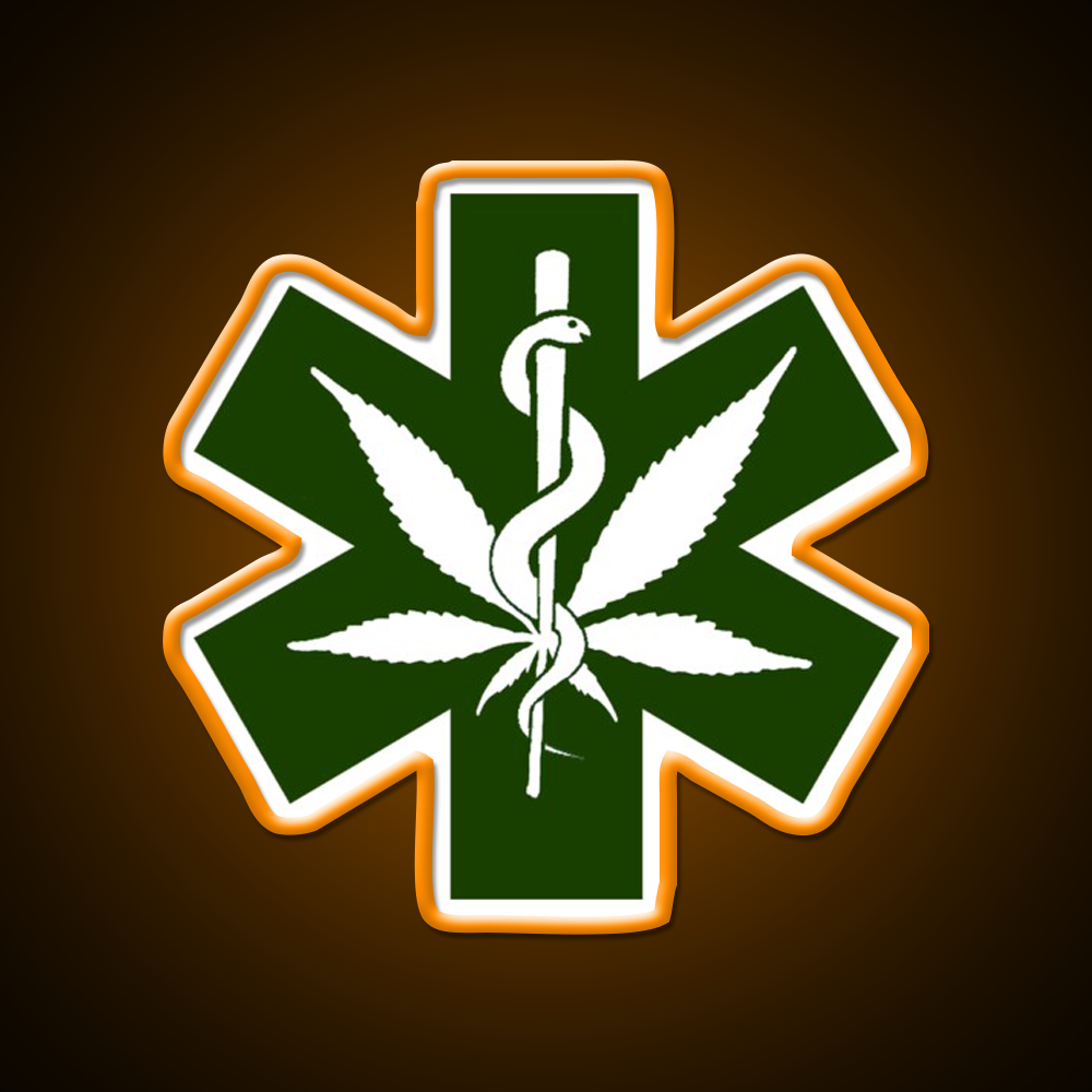 Canna Meds Hemp Inspired Green Leaf Led Neon Sign Rgb Color - LED neon sign view 6