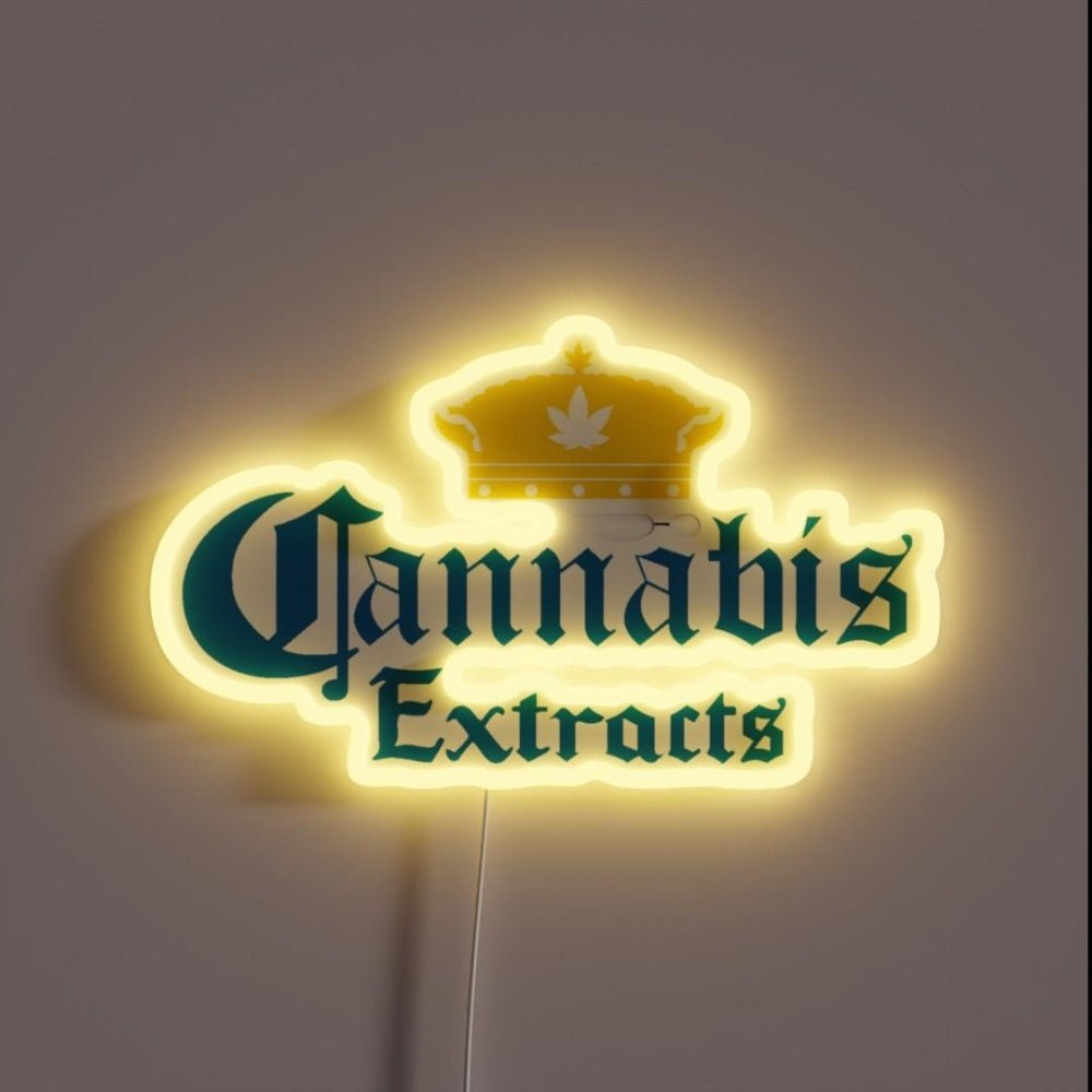 Cannabis Extracts Rgb Led Neon Sign - Shineneon