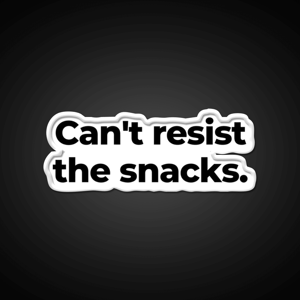Cant Resist The Snacks Snack Food Led Neon Sign Rgb Color - Shineneon