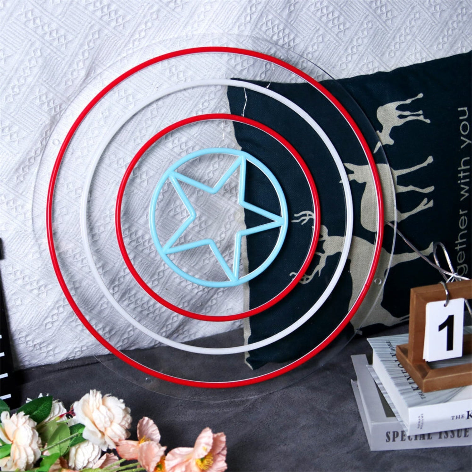Captain American Shield Led Neon Sign - Shineneon
