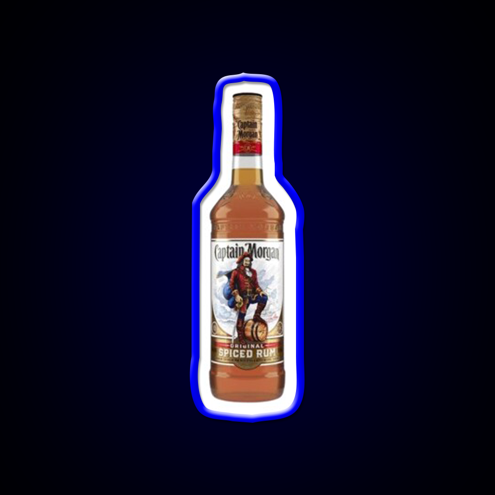 Captain Morgan Bottle Beer Bar Decor Led Neon Sign Rgb Color - LED neon sign view 5