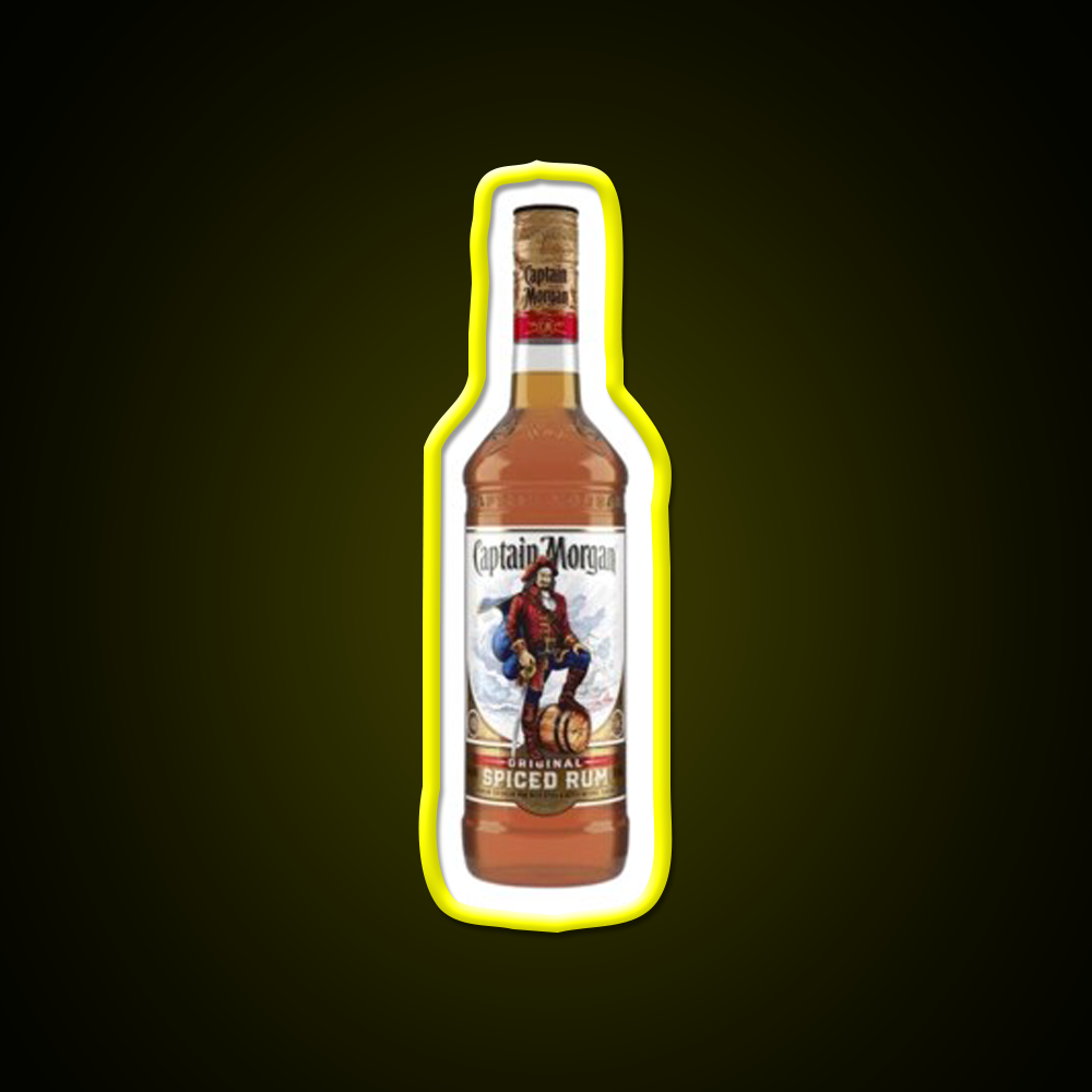 Captain Morgan Bottle Beer Bar Decor Led Neon Sign Rgb Color - LED neon sign view 7