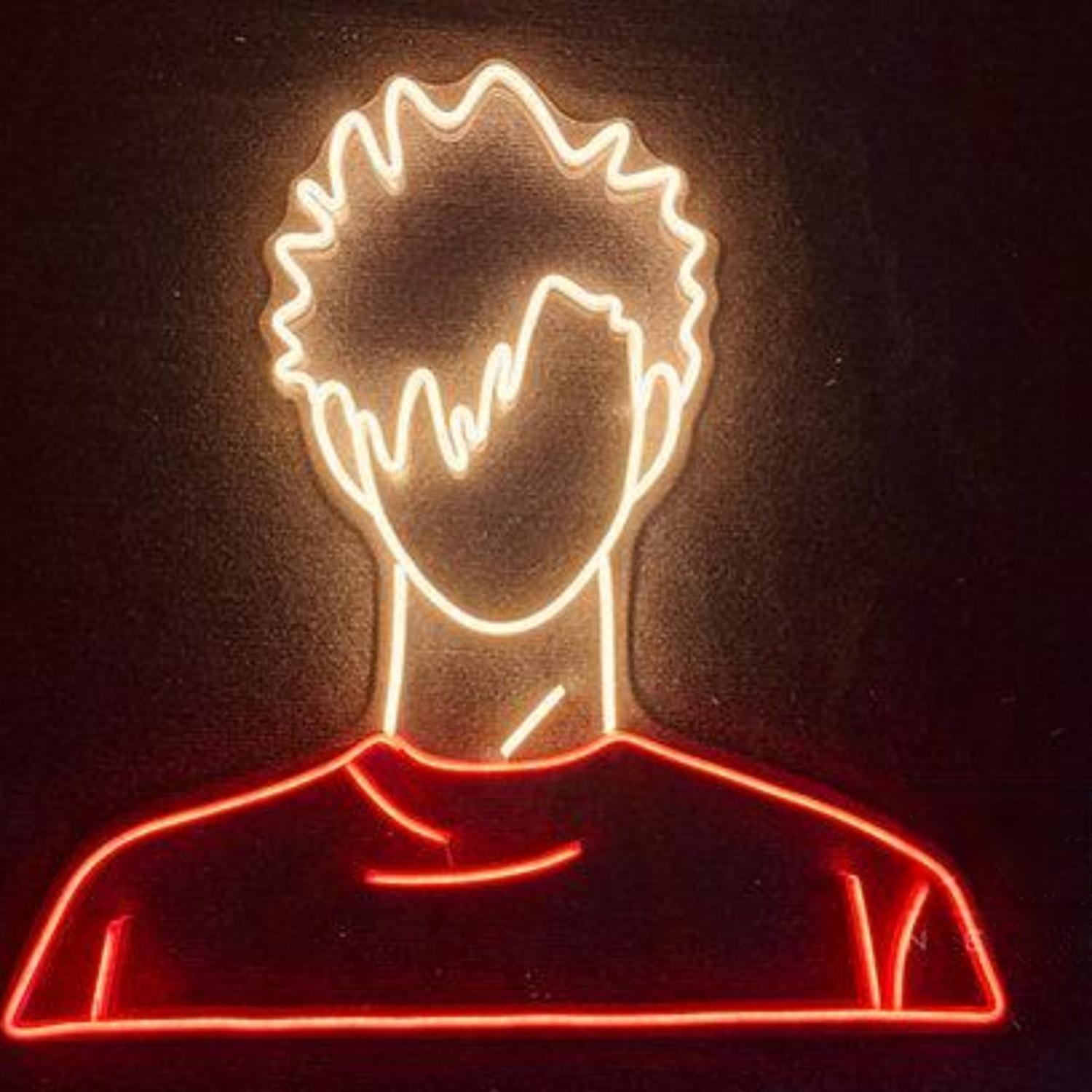 Captain Tsubasa Red Warm White Minimalist Led Neon Sign For Bar Cafe Home Decor | Shineneon