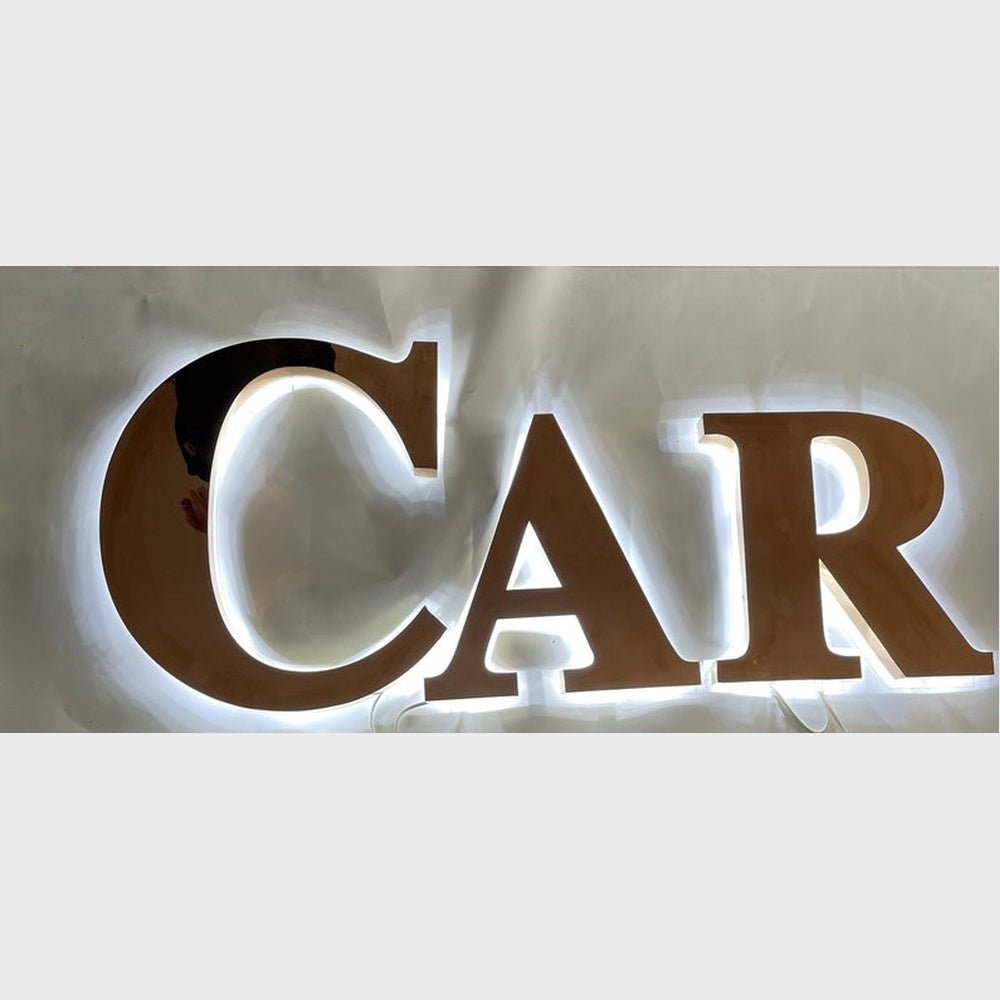 Car 3D Backlit Channel Letters Led Light Sign - Shineneon