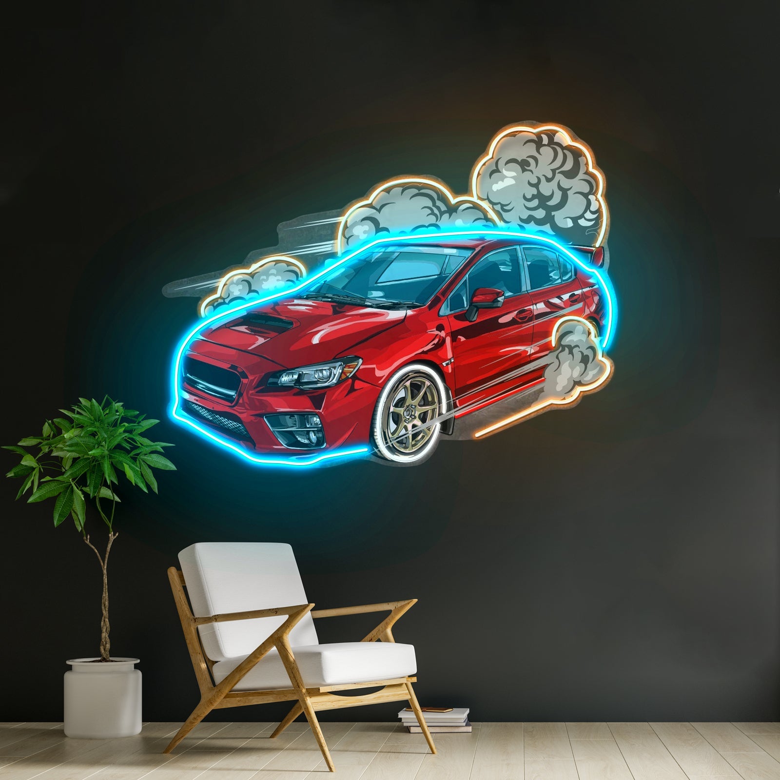 Car Fire Led Neon Sign Light Custom Led Signs - Shineneon