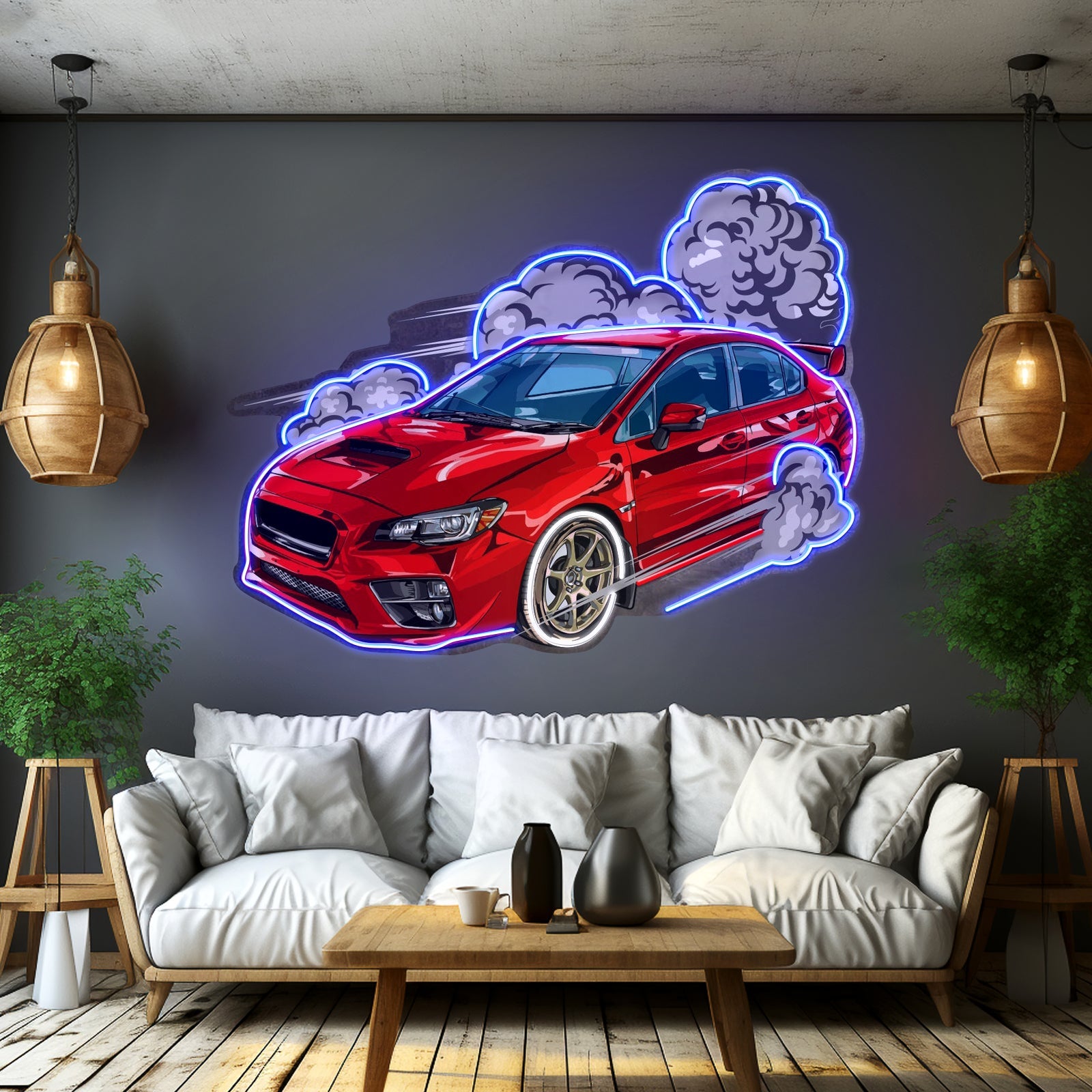Car Fire Led Neon Sign Light Custom Led Signs - Shineneon