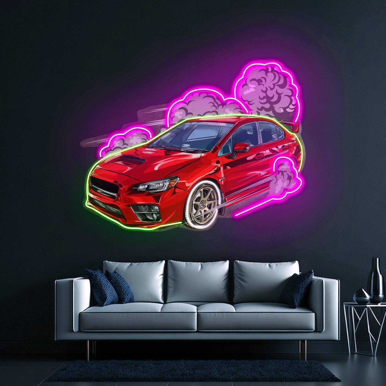 Car Fire Led Neon Sign Light Custom Led Signs - Shineneon