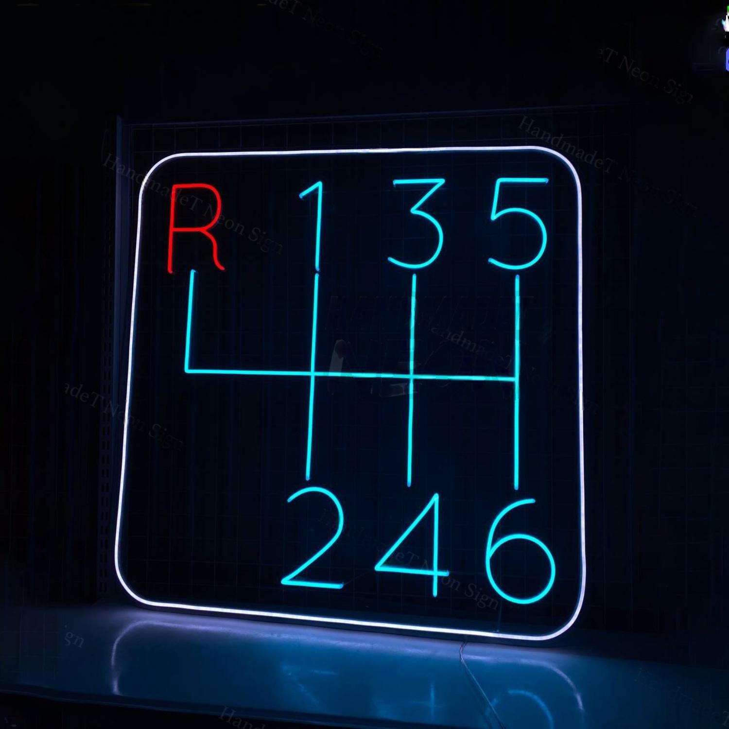 Car Gearbox Led Sign Car Shop Decor | Shineneon