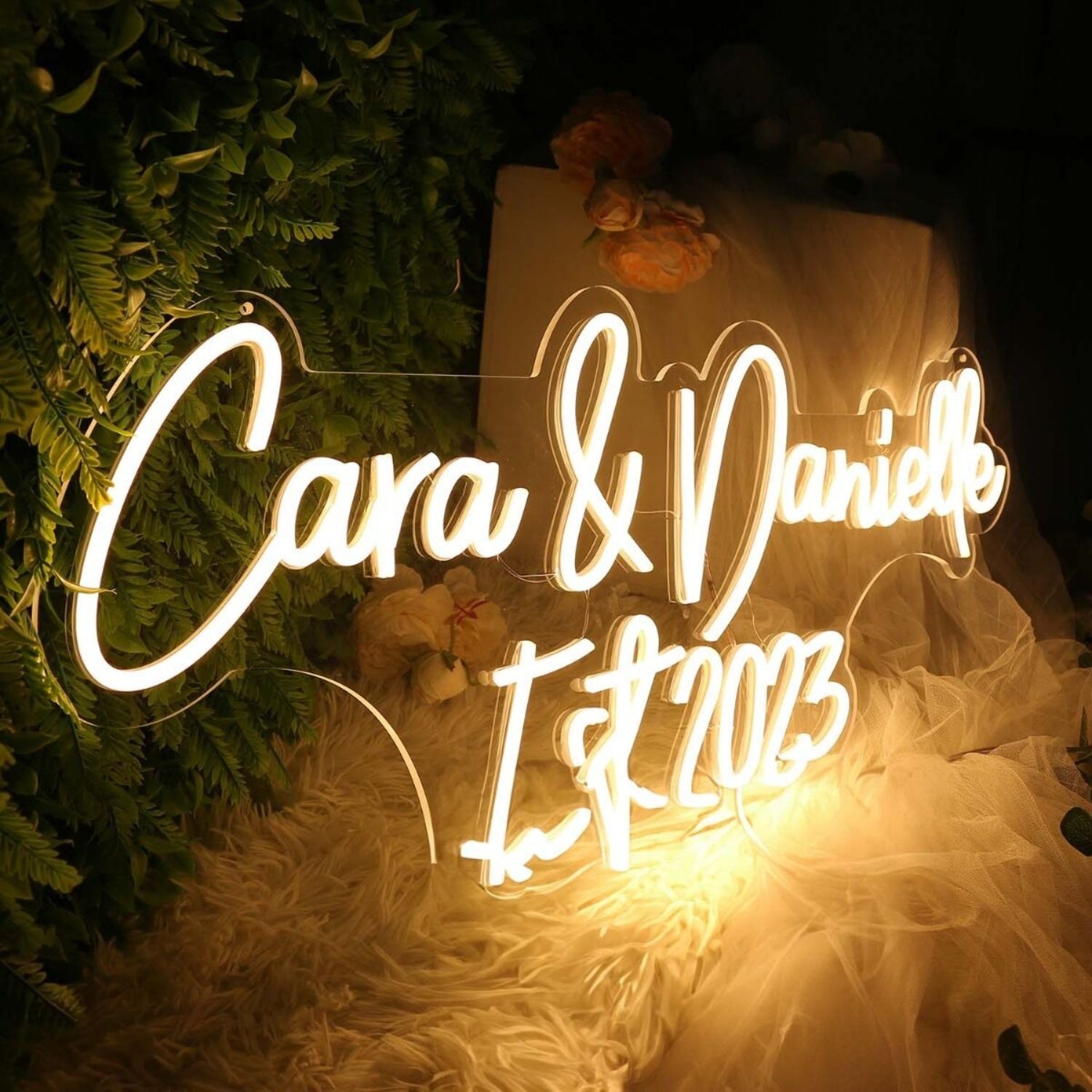 Cara And Danielle Est 2023 Yellow Led Neon Sign - Shineneon