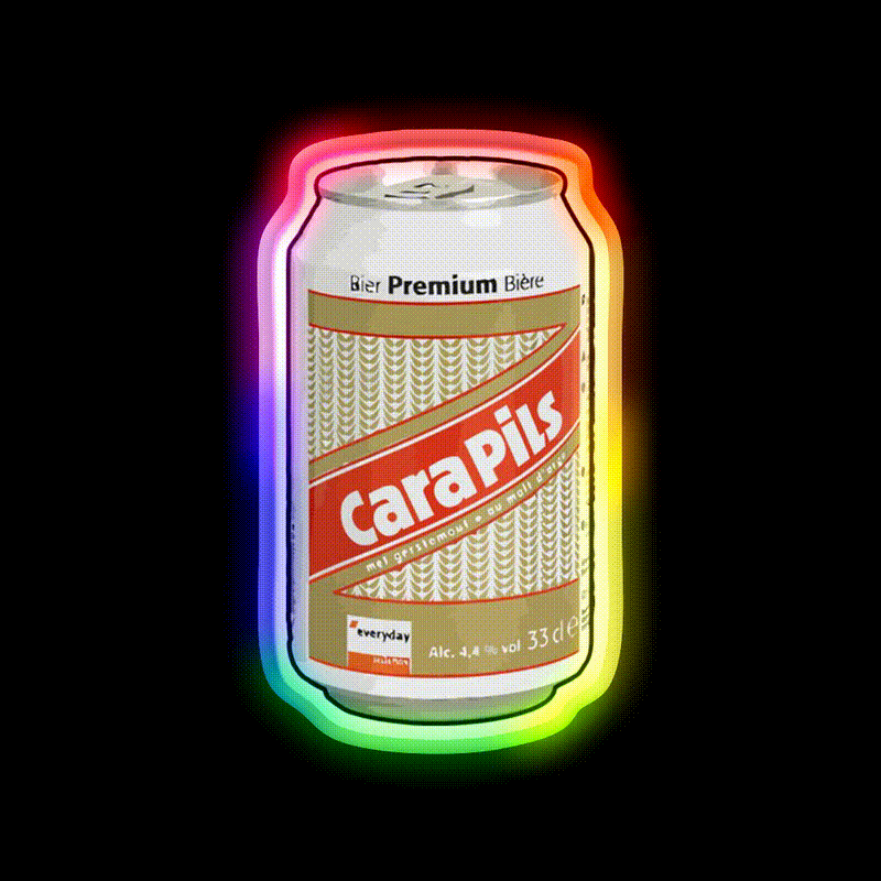 Cara Pils Beer Bar Decor Led Neon Sign Rgb Color - LED neon sign close-up detail