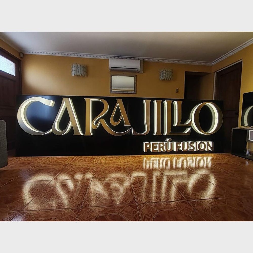 Carajillo Peru Fusion 3D Backlit Channel Letters Led Light Sign - Shineneon