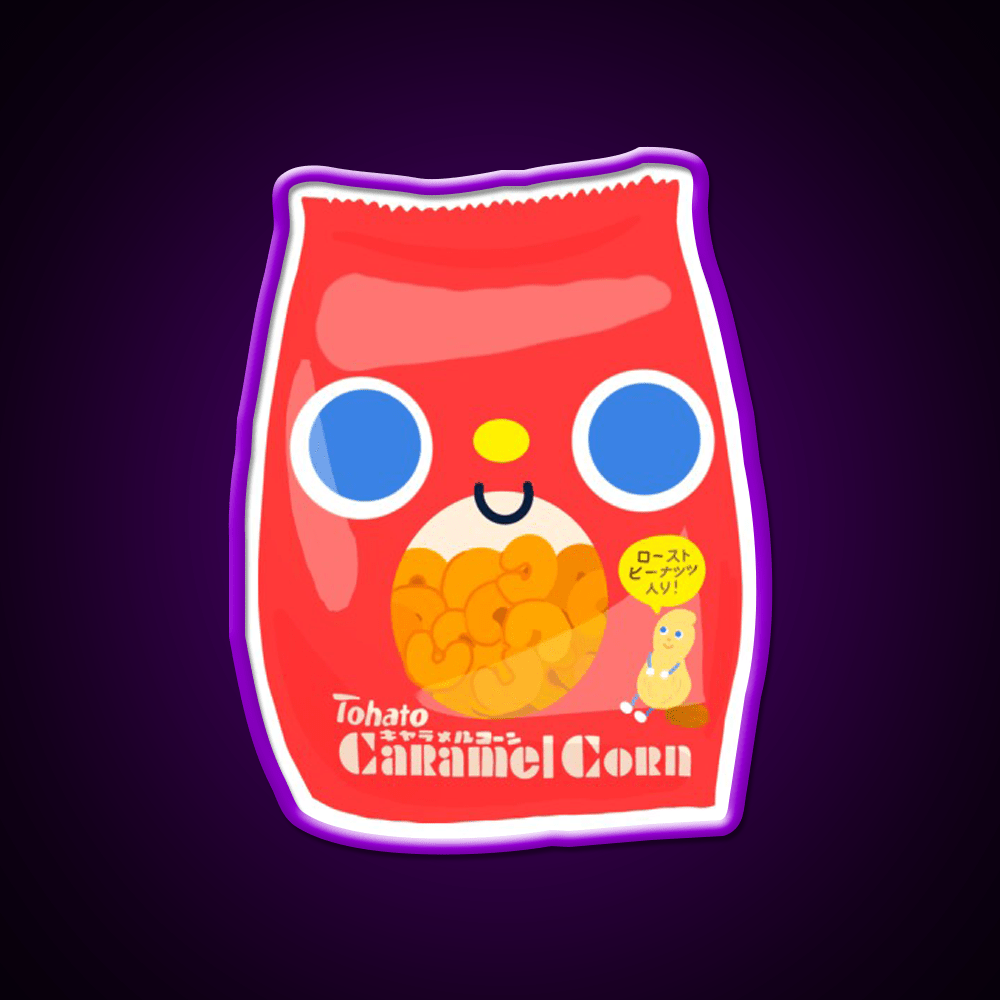 Caramel Corn Snack Food Led Neon Sign Rgb Color - Shineneon