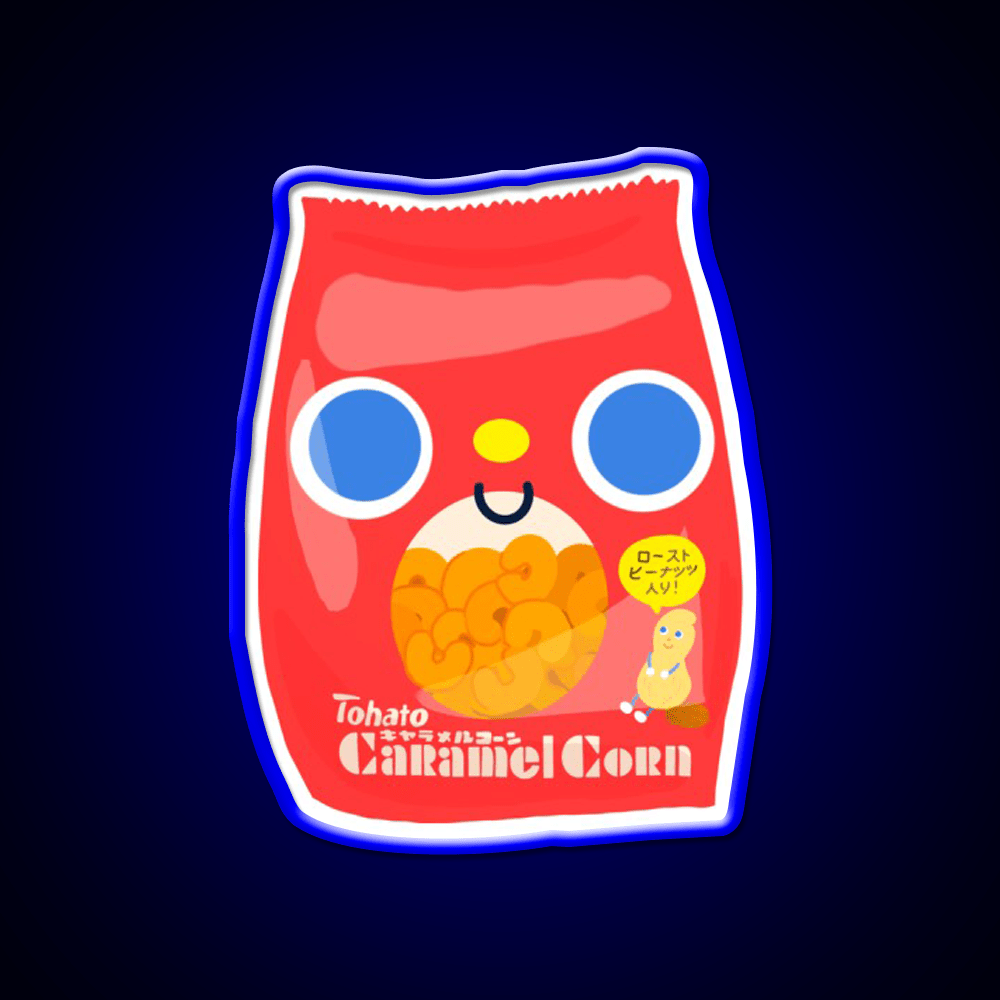 Caramel Corn Snack Food Led Neon Sign Rgb Color - Shineneon