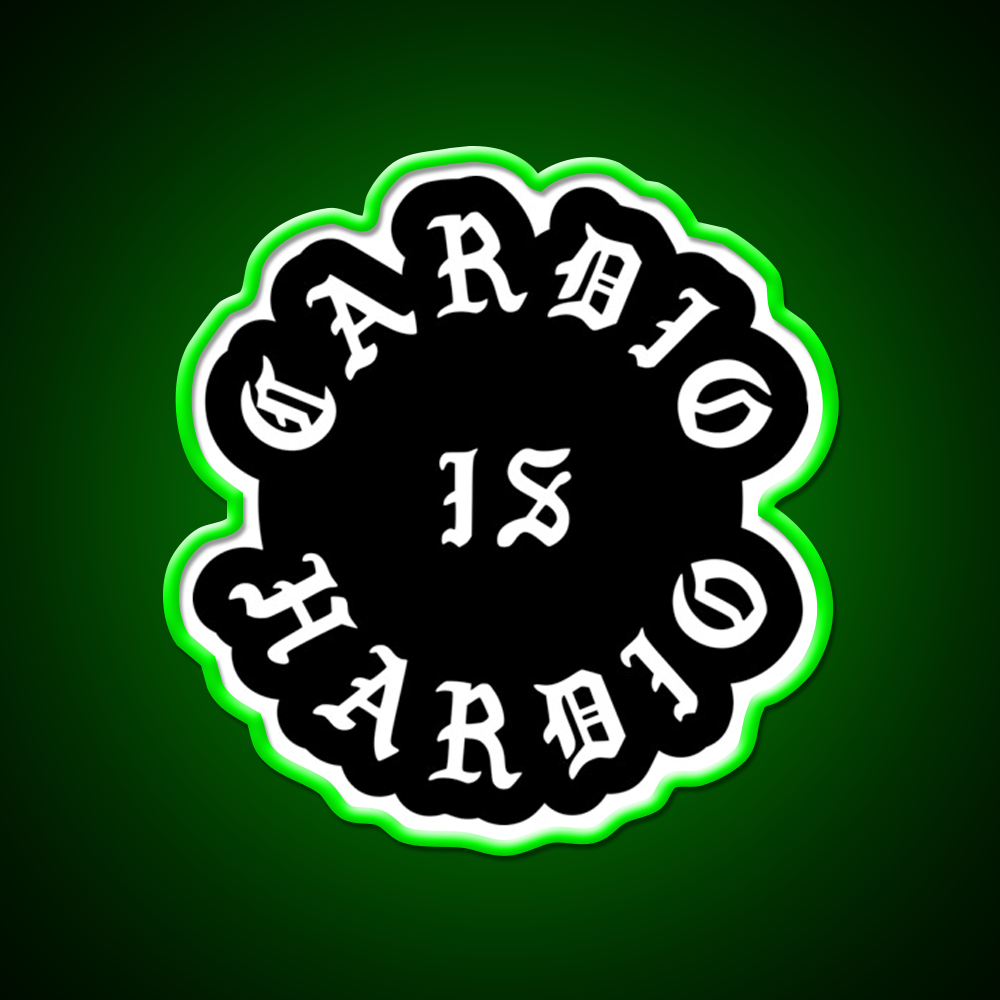 Cardio Is Hardio Gym Fitness Led Neon Sign Rgb Color - LED neon sign view 8