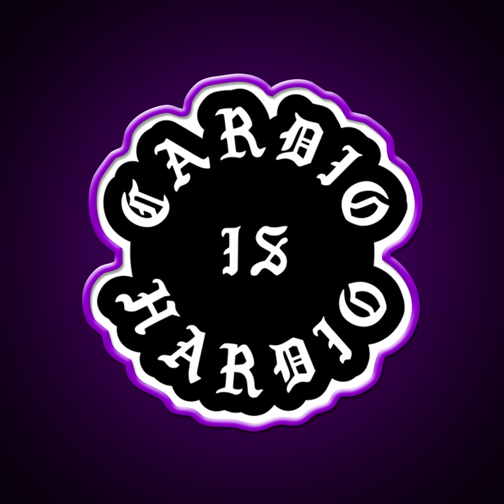 Cardio Is Hardio Gym Fitness Led Neon Sign Rgb Color - LED neon sign view 9
