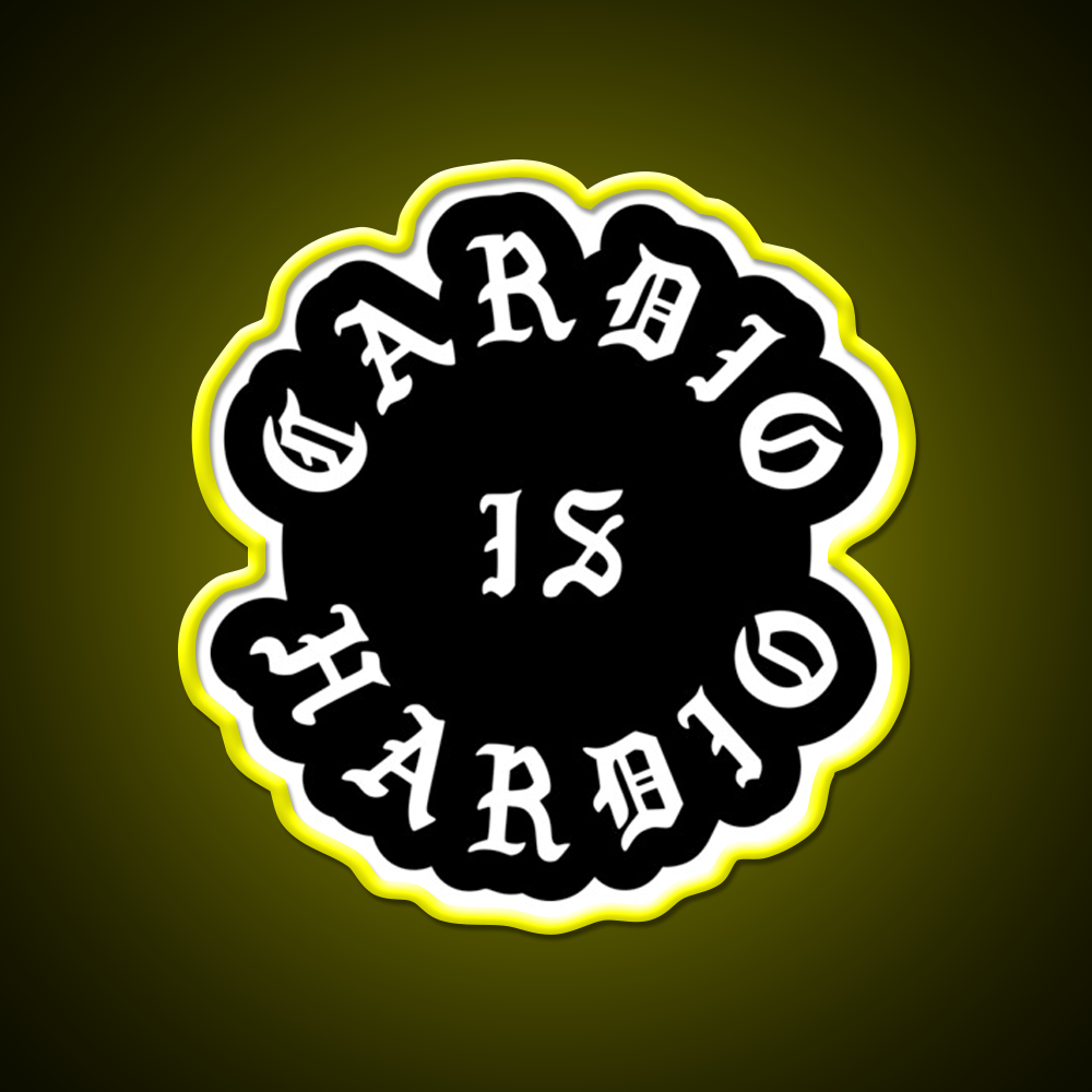 Cardio Is Hardio Gym Fitness Led Neon Sign Rgb Color - LED neon sign view 7