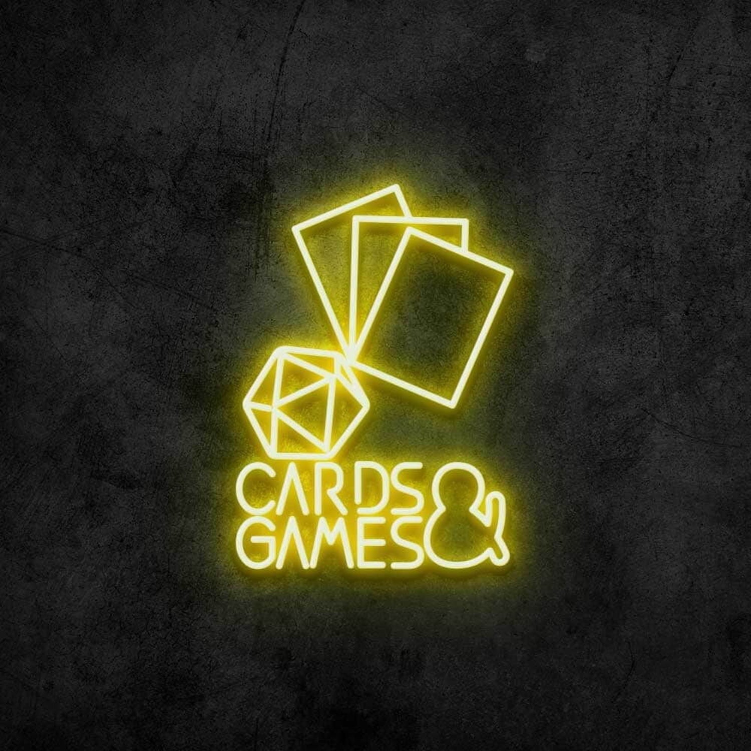 Cards And Games Led Neon Sign - Shineneon