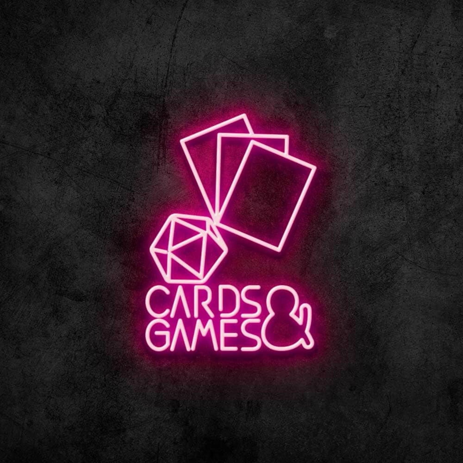 Cards And Games Led Neon Sign - Shineneon