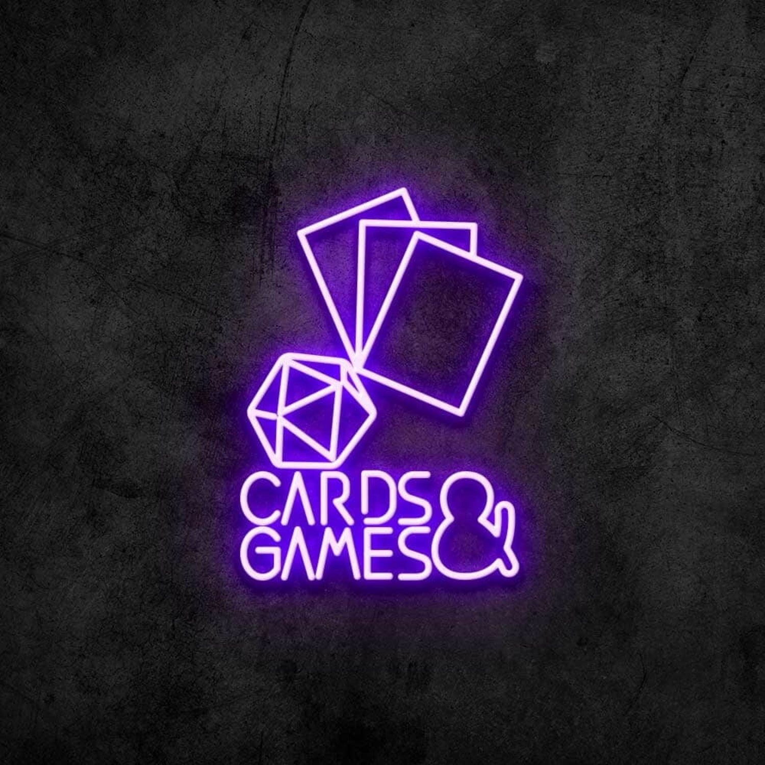 Cards And Games Led Neon Sign - Shineneon