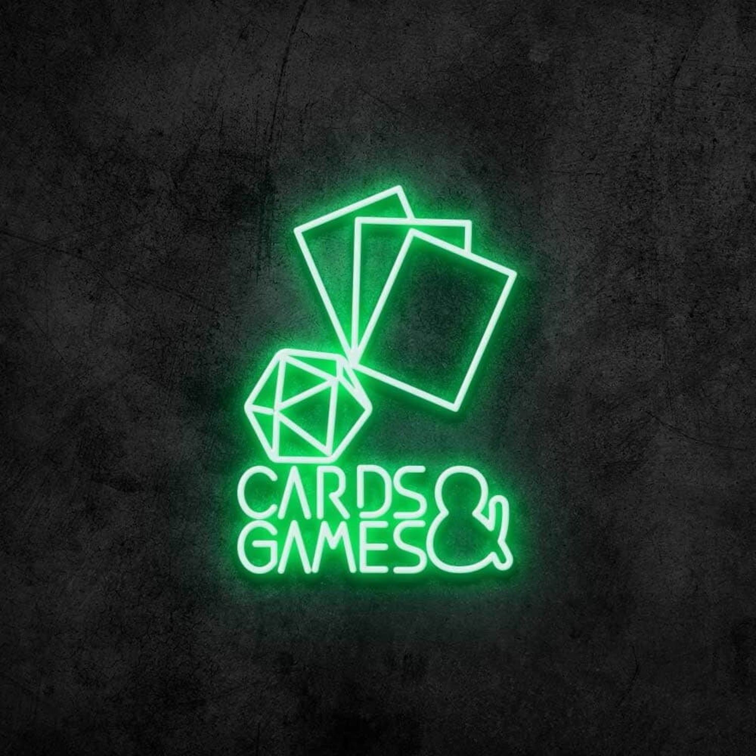 Cards And Games Led Neon Sign - Shineneon