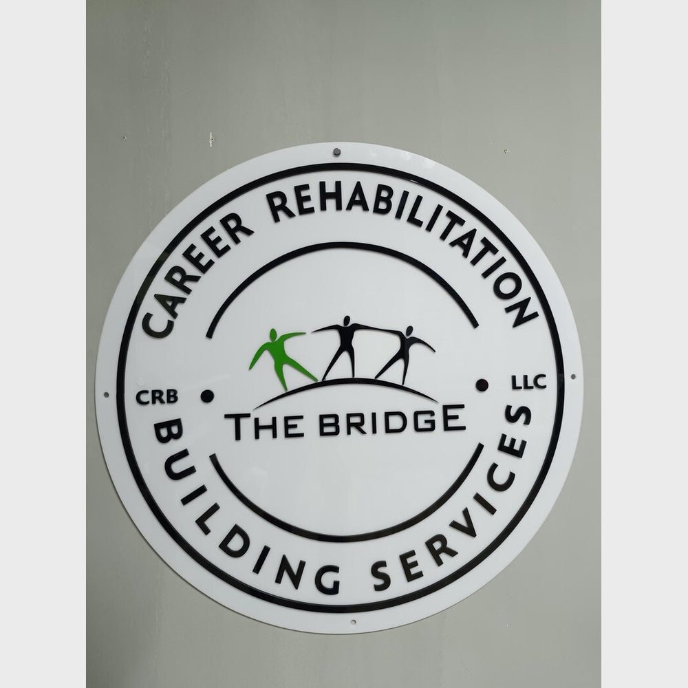 Career Rehabilitation Building Services Acrylic Business Logo Sign - Shineneon