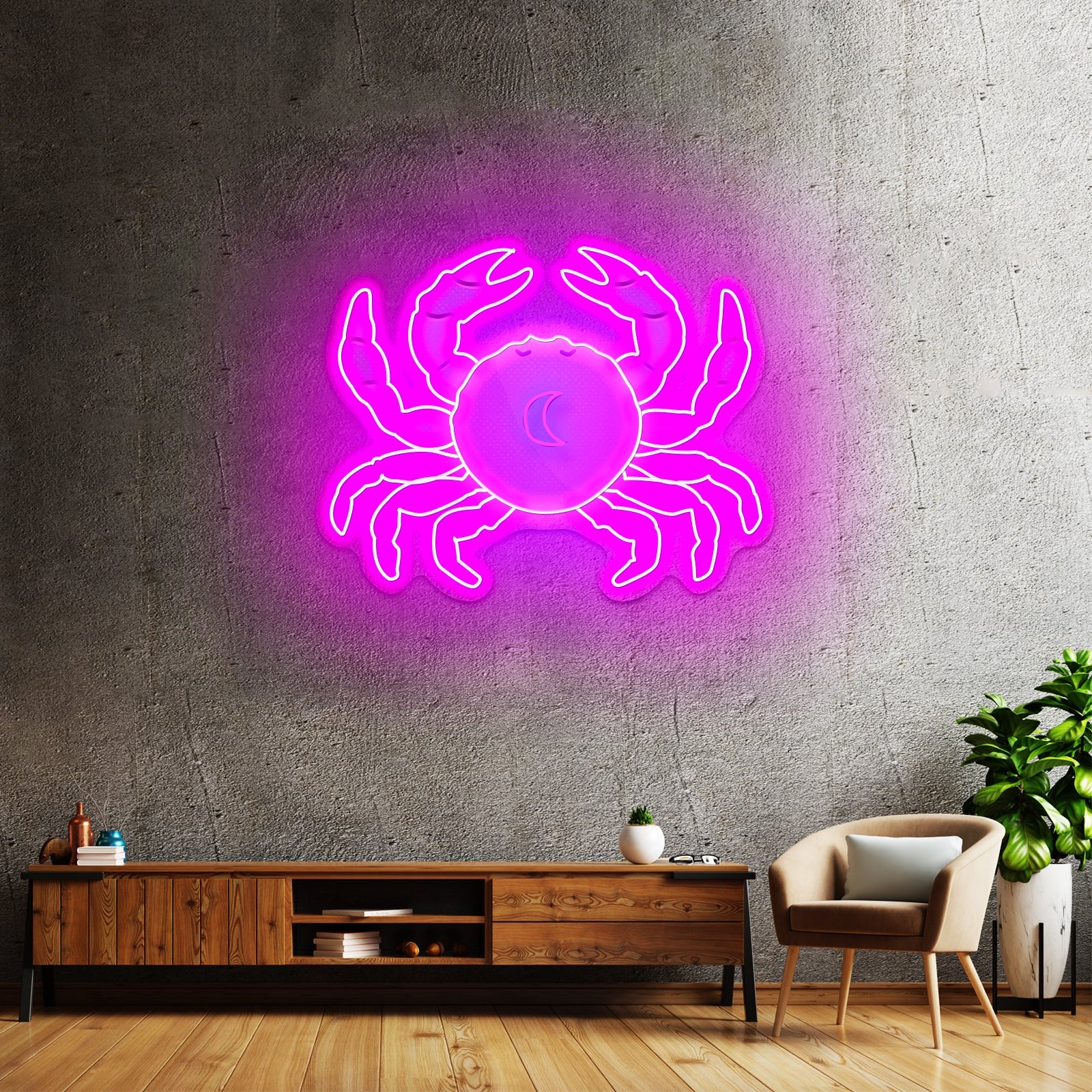 Caregiver Neon Signs Heart Floral - Shineneon