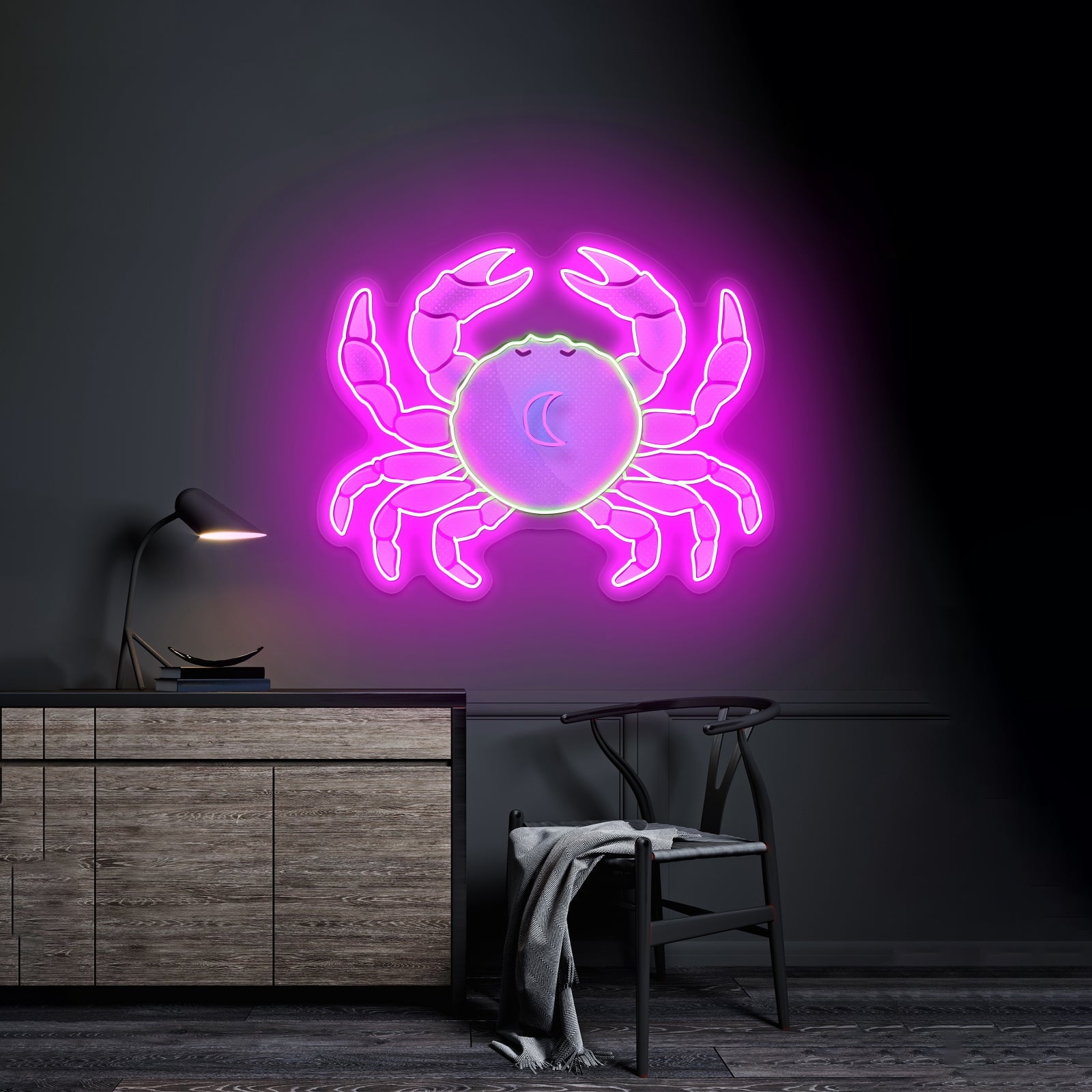 Caregiver Neon Signs Heart Floral - Shineneon