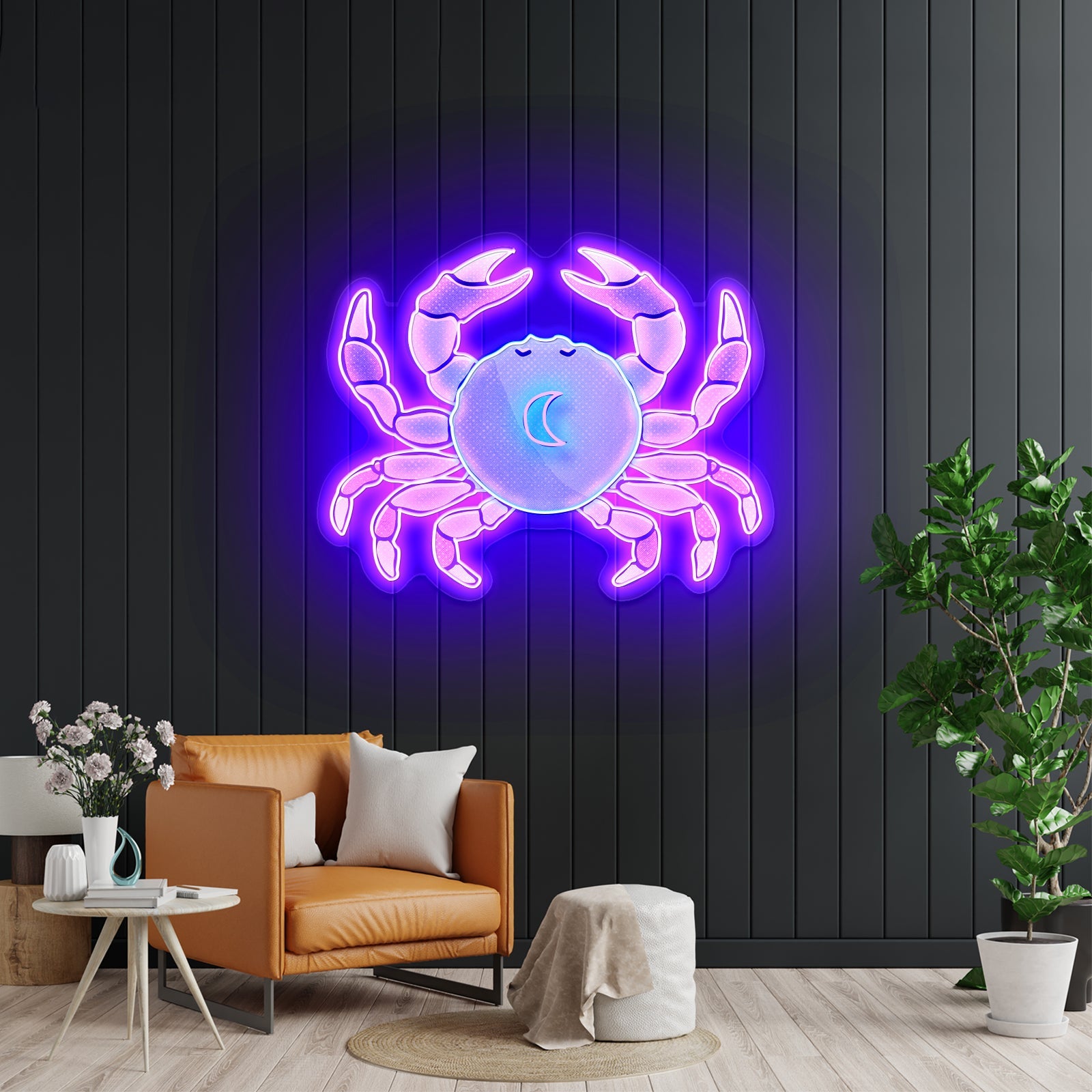 Caregiver Neon Signs Heart Floral - Shineneon