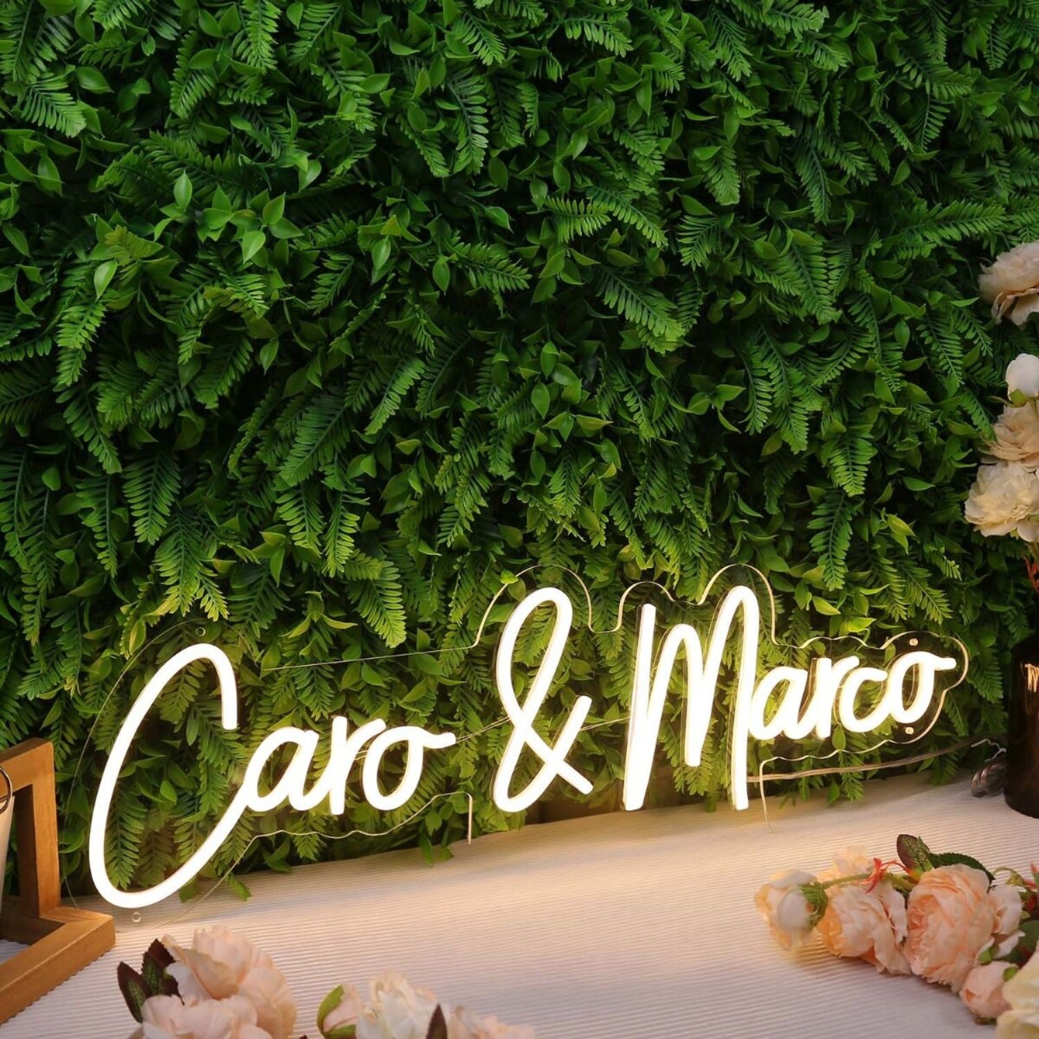 Caro And Marco Yellow Led Neon Sign | Shineneon