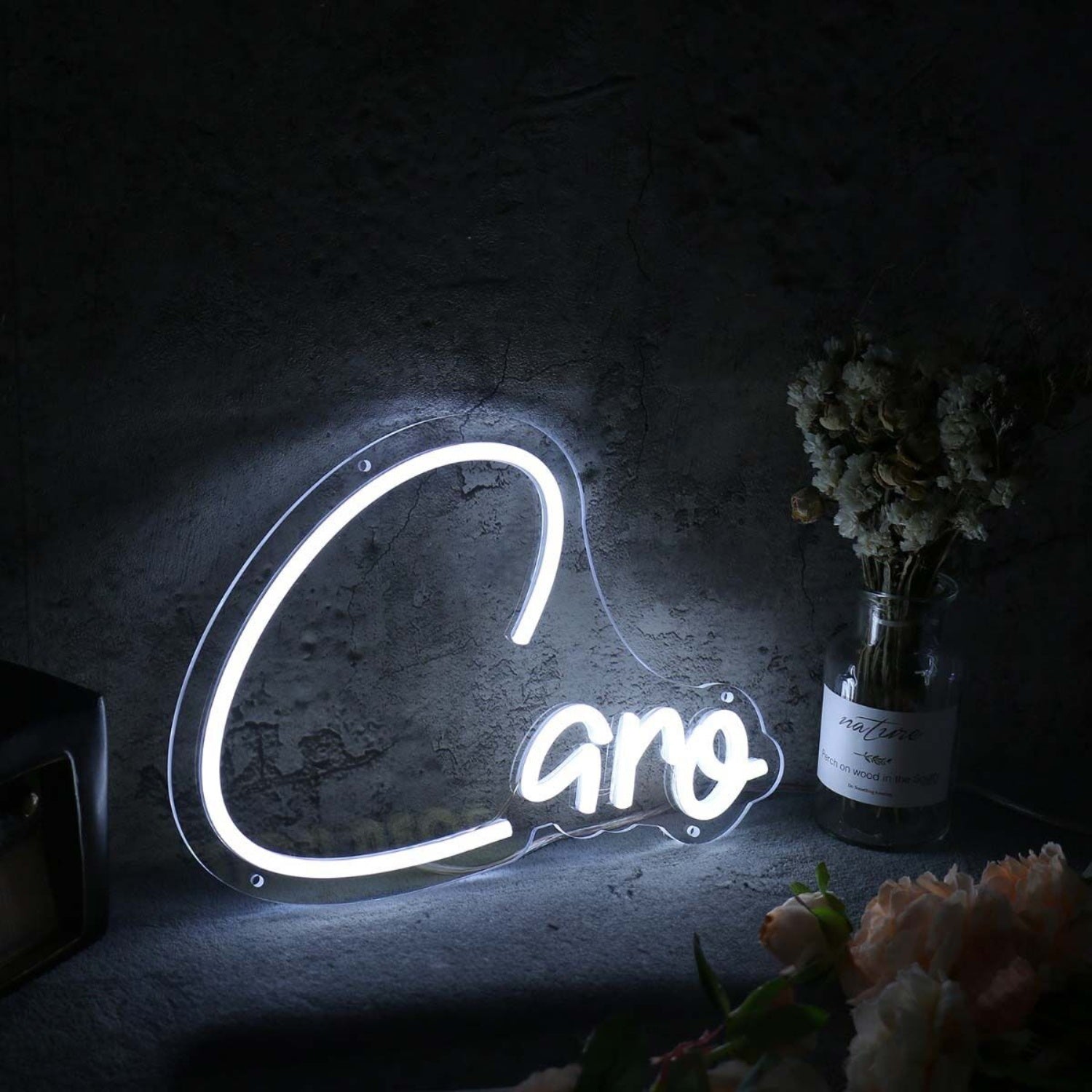 Caro White Led Neon Sign | Shineneon