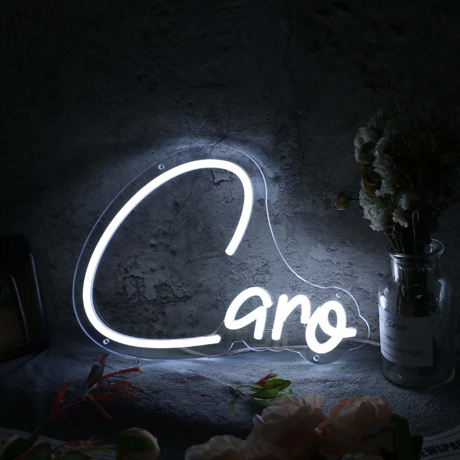 Caro White Led Neon Sign - Shineneon