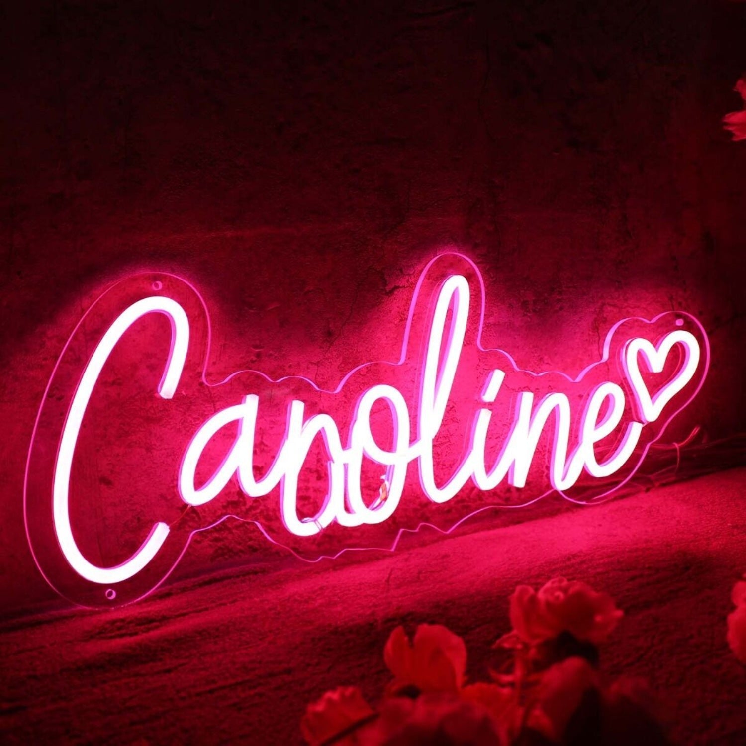 Caroline Red Led Neon Sign - Shineneon