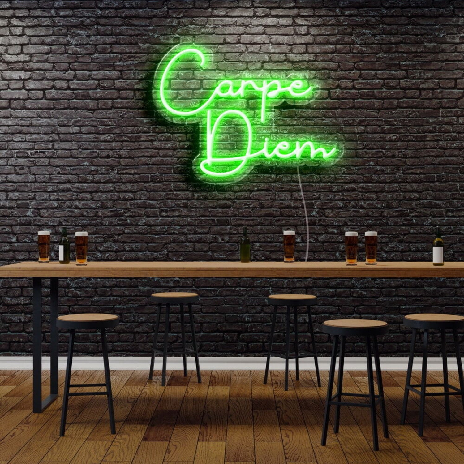 Carpe Diem Neon Sign For Motivational And Inspirational Spaces | Shineneon