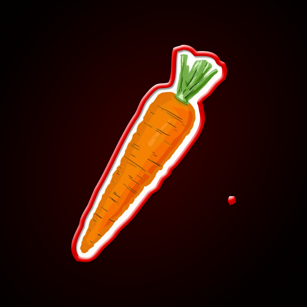 Carrot Snack Food Led Neon Sign Rgb Color - Shineneon