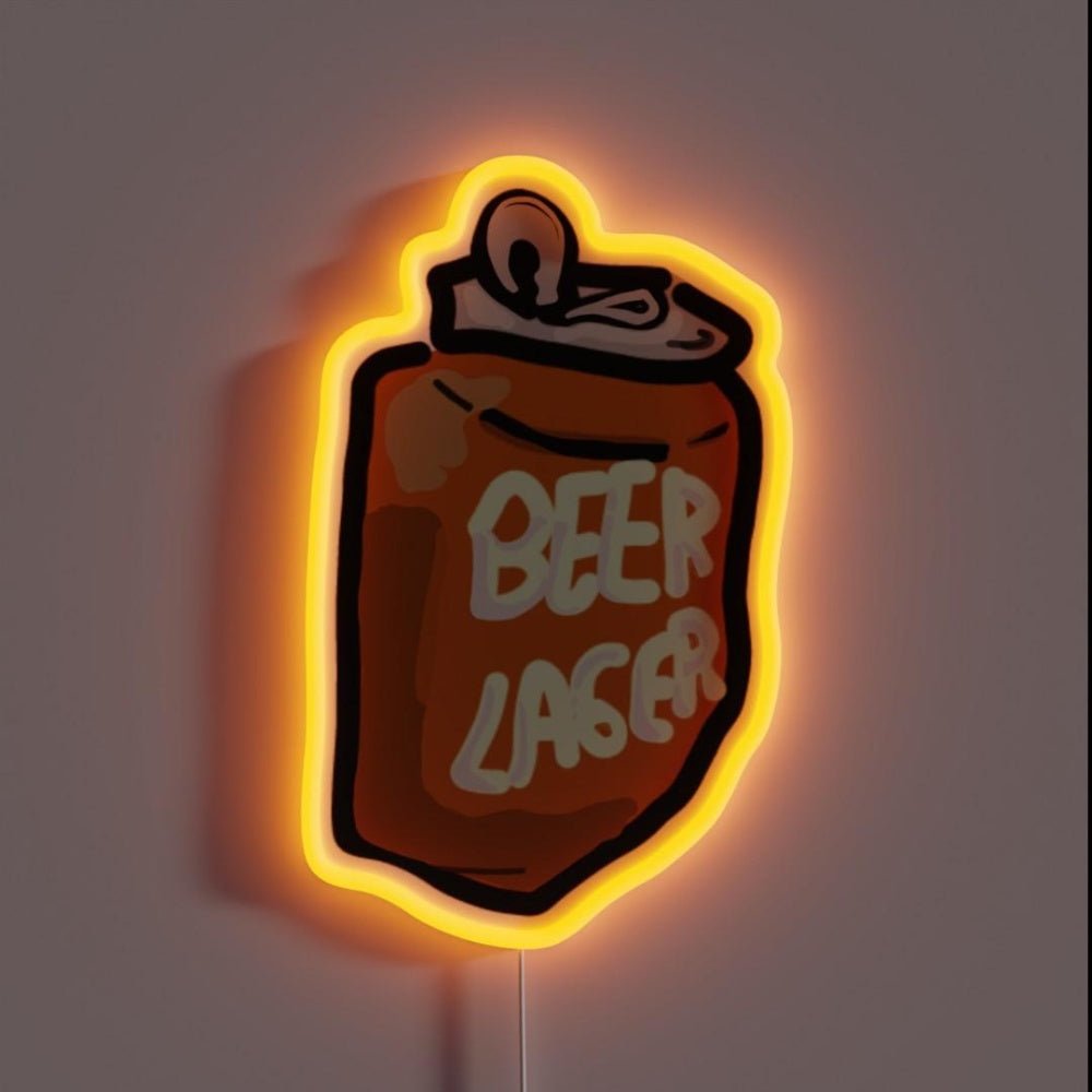 Cartoon Beer Can Rgb Led Neon Sign - Shineneon