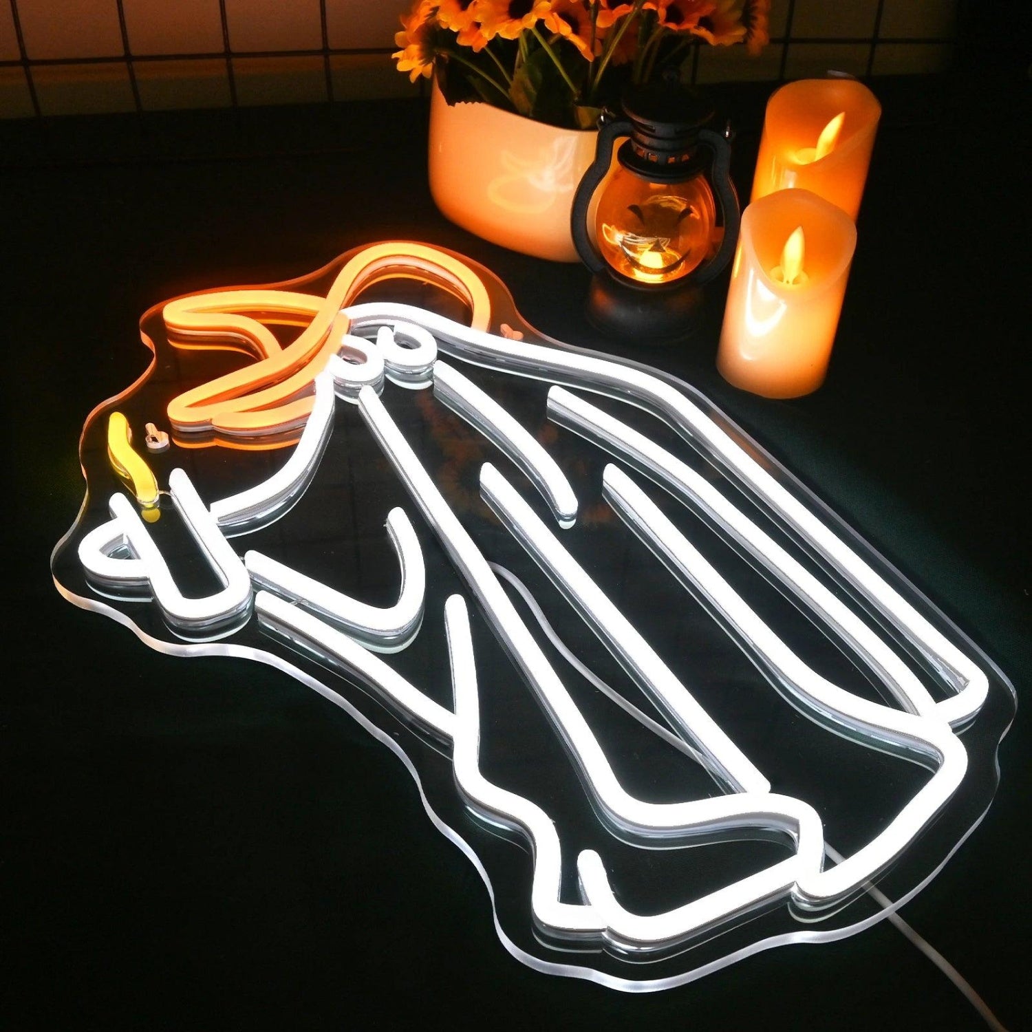 Cartoon Bottle Beach Bar Led Neon Sign Multi - Color Your Brand Decor - Shineneon