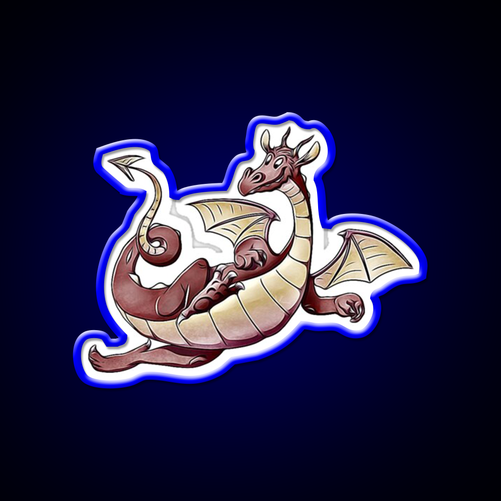 Cartoon Dragon Asian Cultural Led Neon Sign Rgb Color - LED neon sign view 5