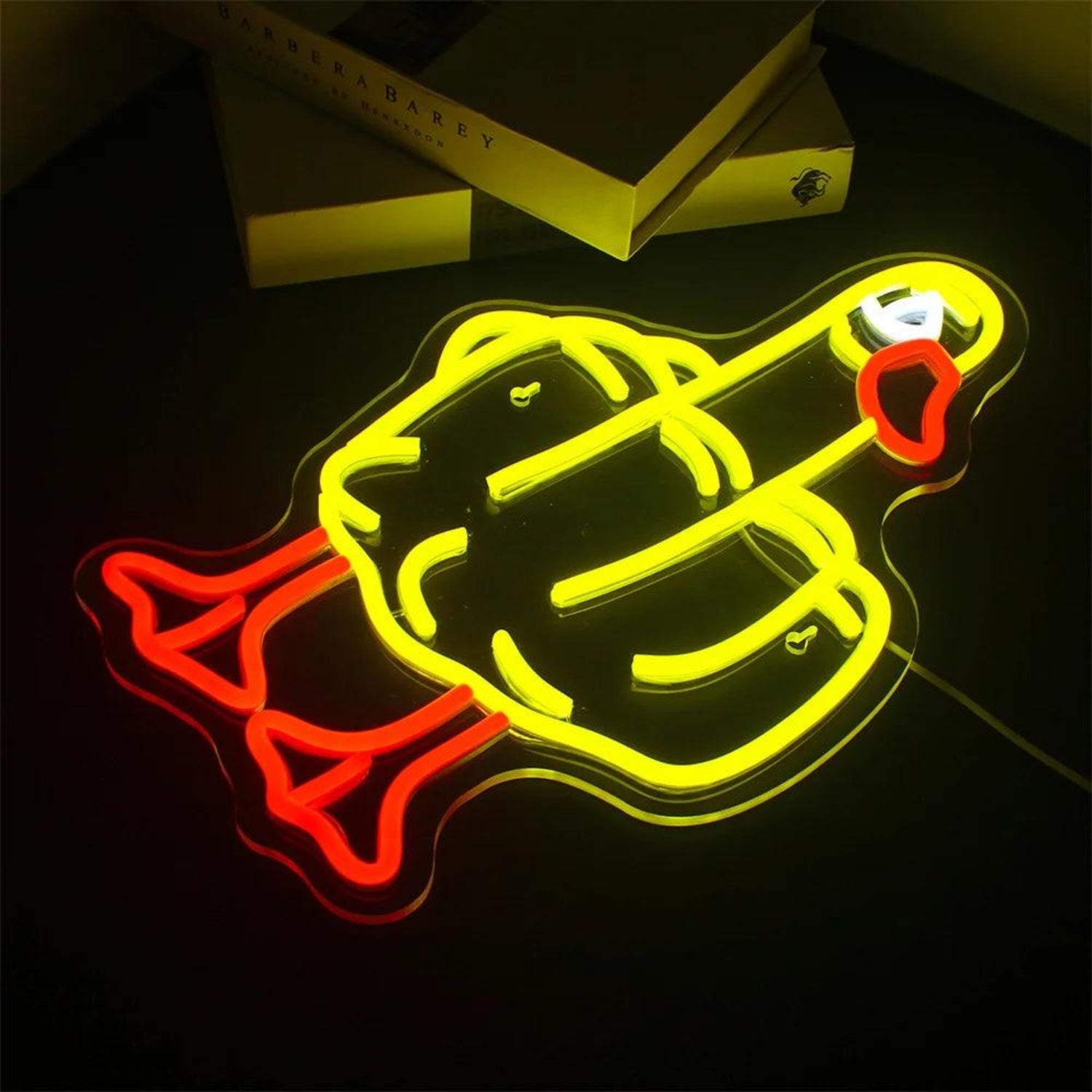 Cartoon Duck Led Neon Sign For Home And Cafe Indoor Decor | Shineneon