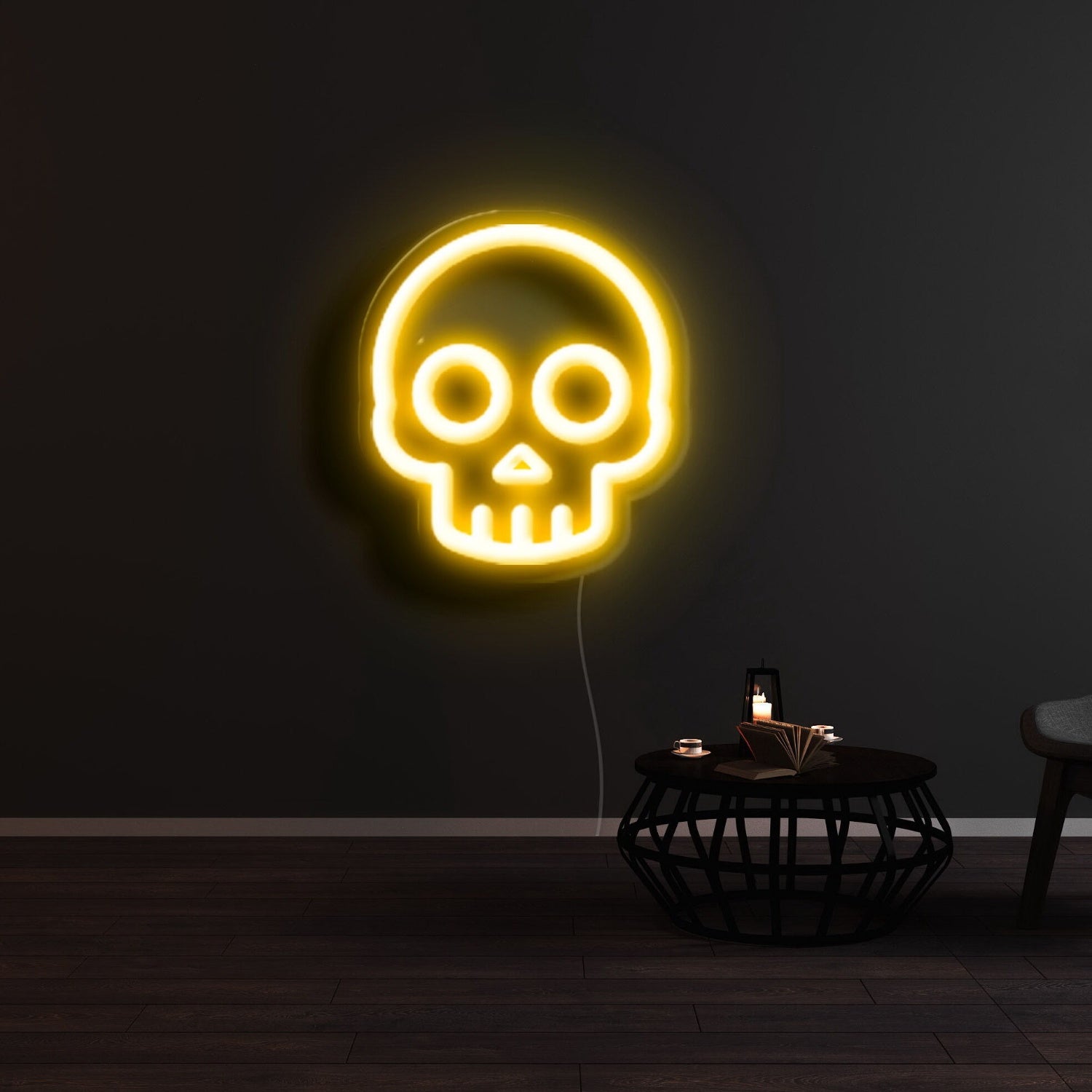 Cartoon Skull Head Neon Sign | Shineneon