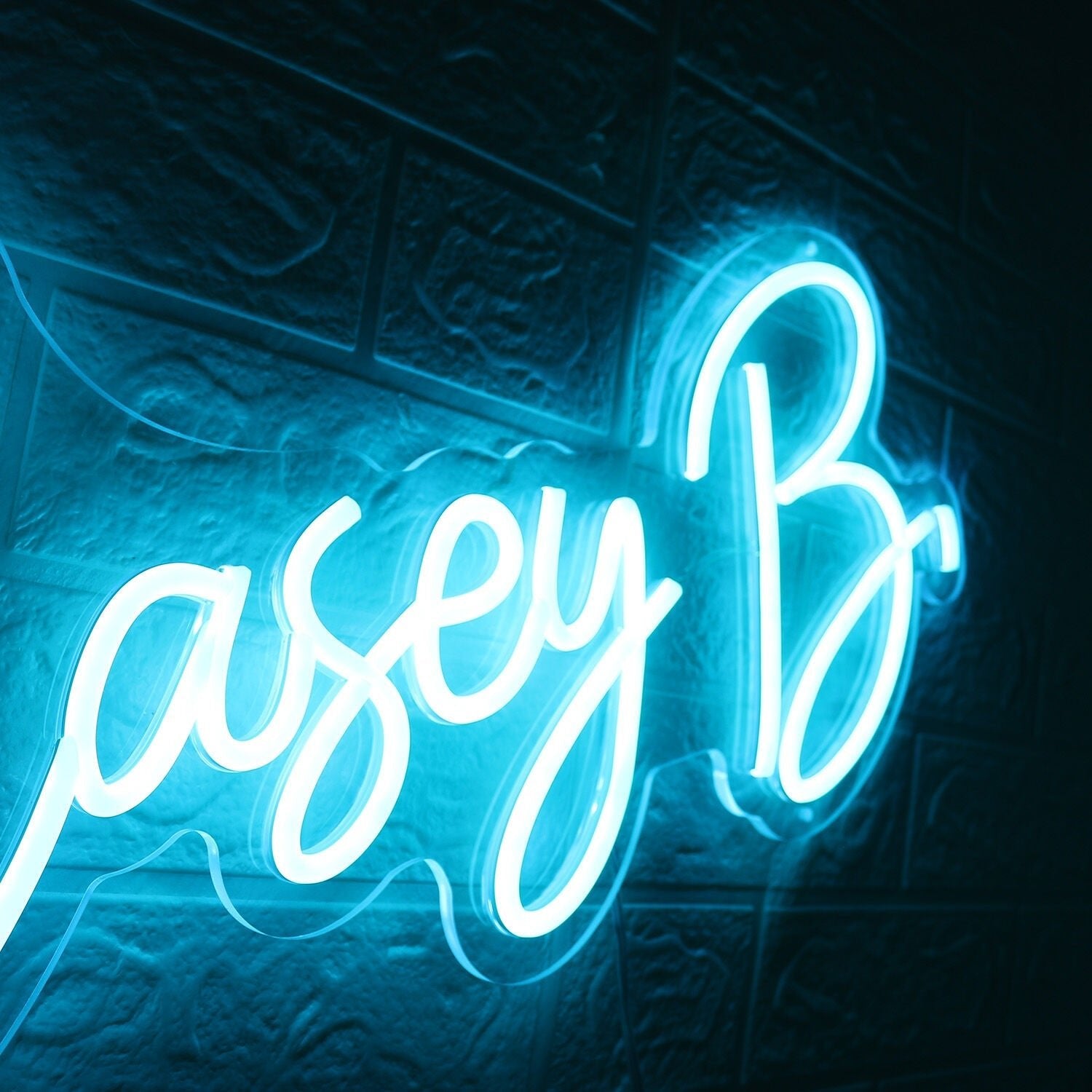 Casey B Blue Led Neon Sign - Shineneon