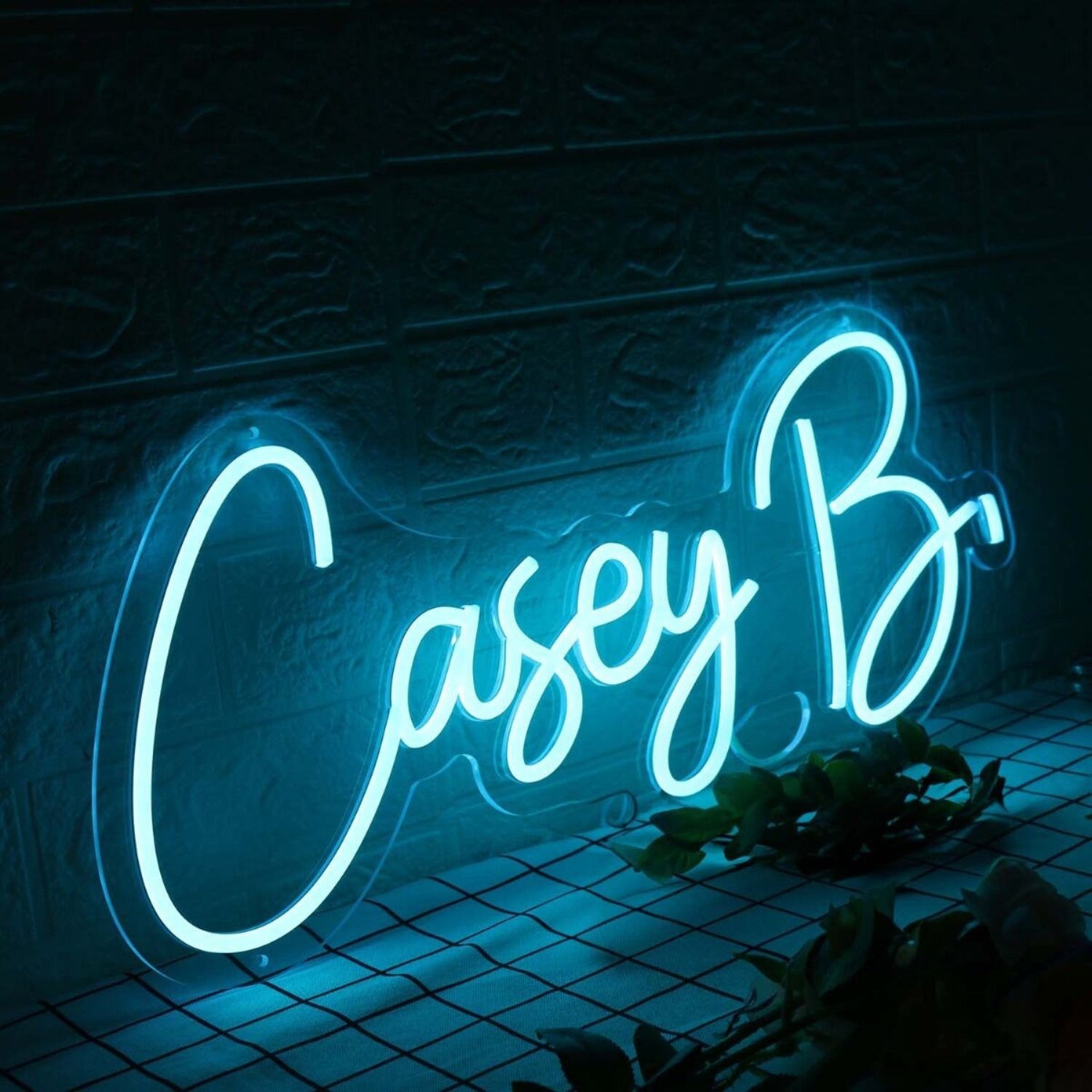 Casey B Blue Led Neon Sign - Shineneon