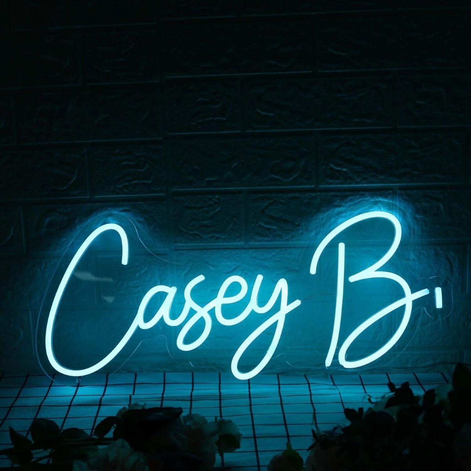 Casey B Blue Led Neon Sign - Shineneon